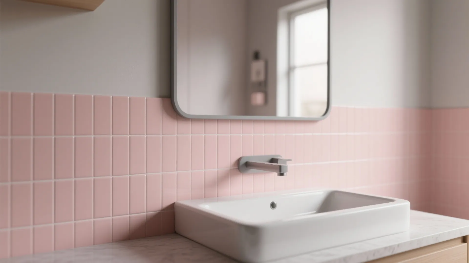 Pink and Gray Bathroom Decor: 5 Ideas: Refresh a small bath with blush tones and slate neutrals—practical, playful, and space-smart tricks from a pro