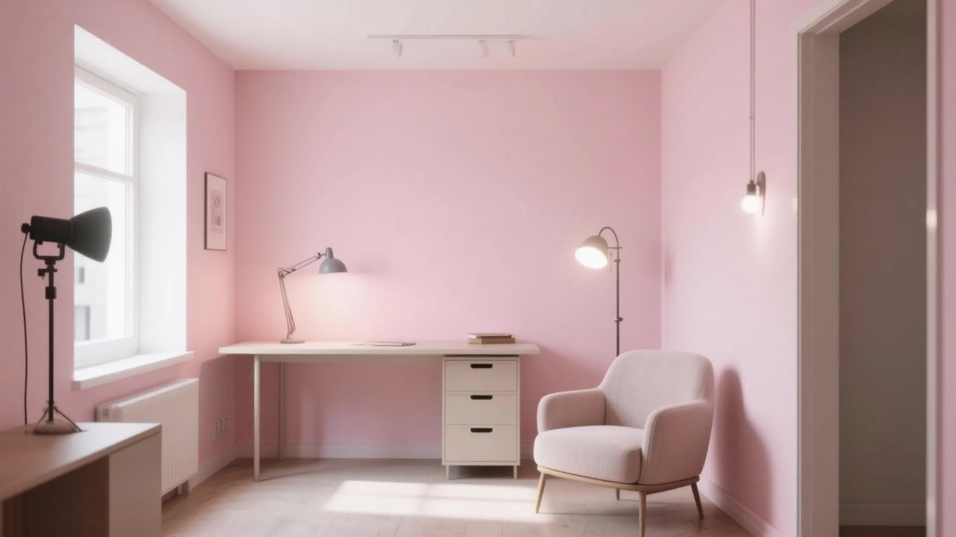 Soft Blush Walls: The Gentle Glow