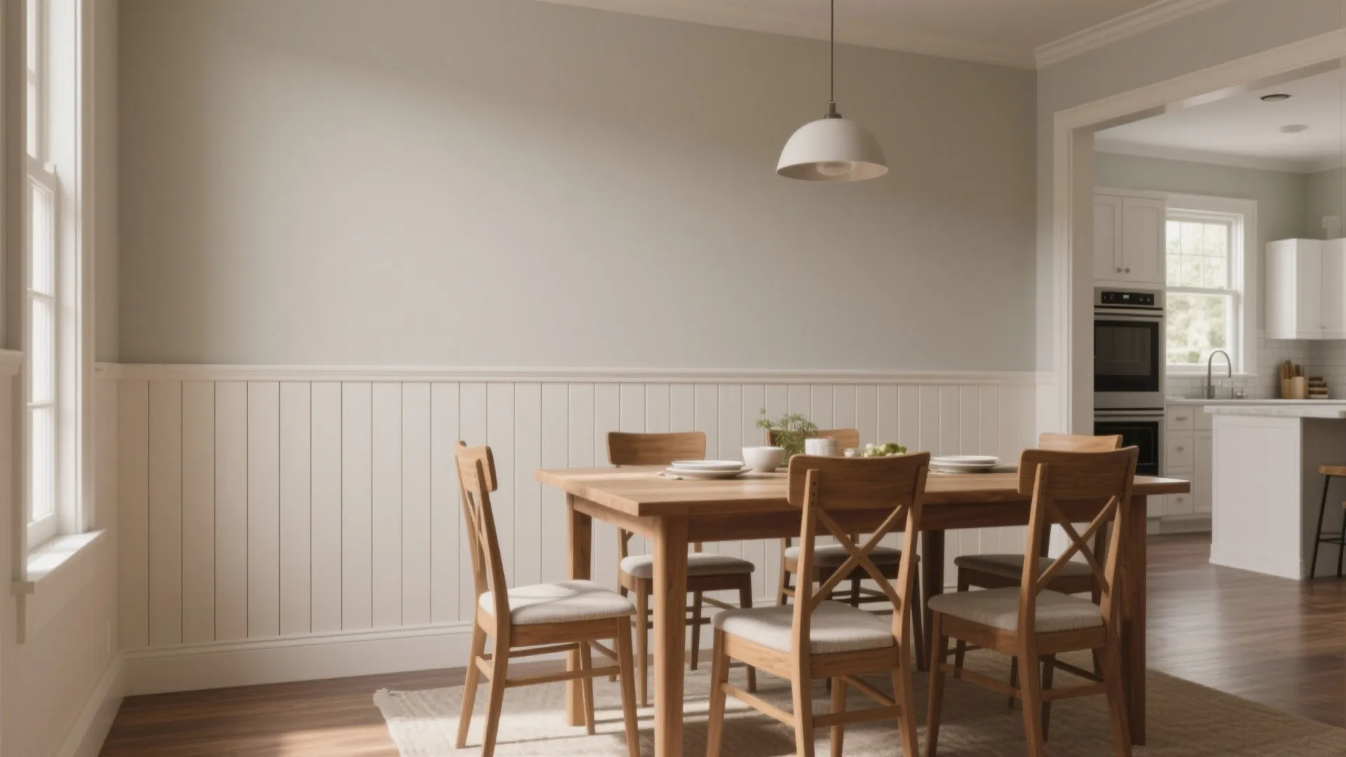 5. Half-Height Board-and-Batten for Casual Chic