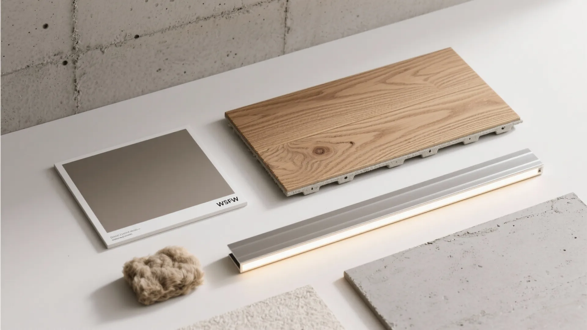 Board-Form Concrete Texture for Warm Character