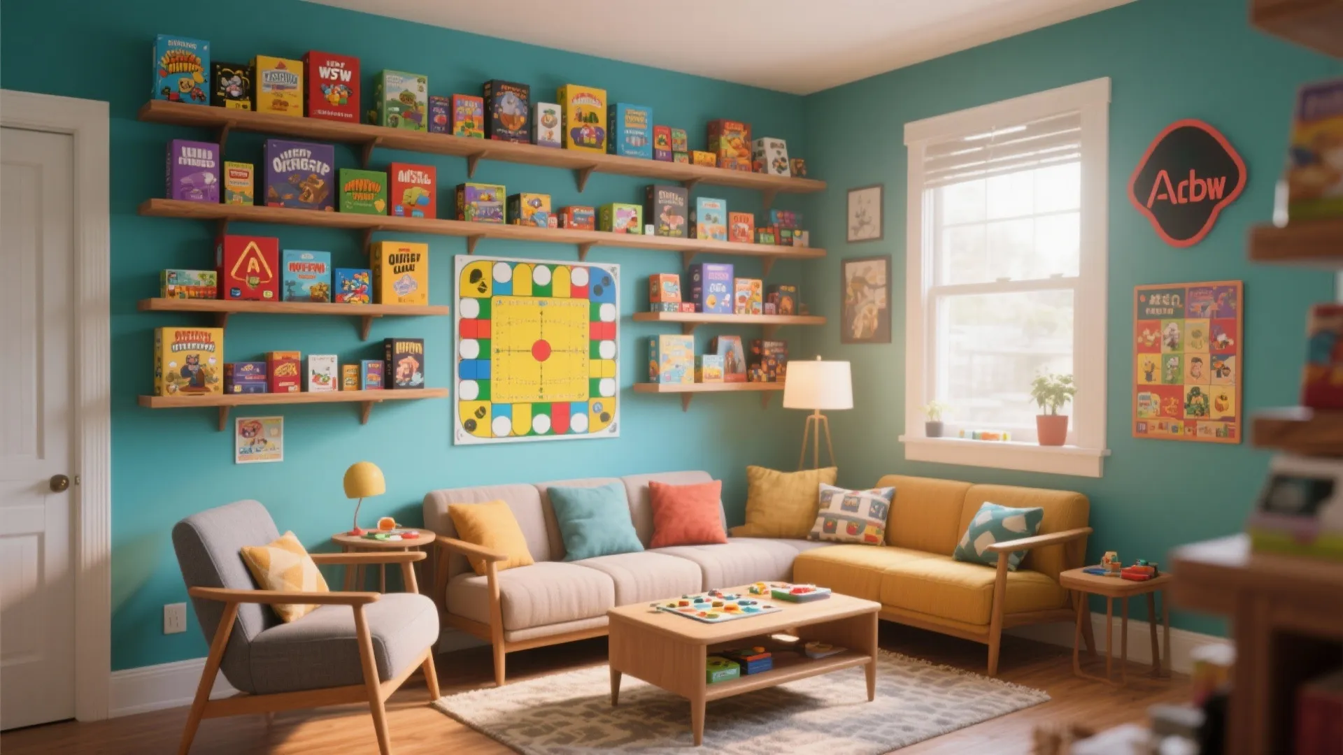 Tip 2: Board Game Wall