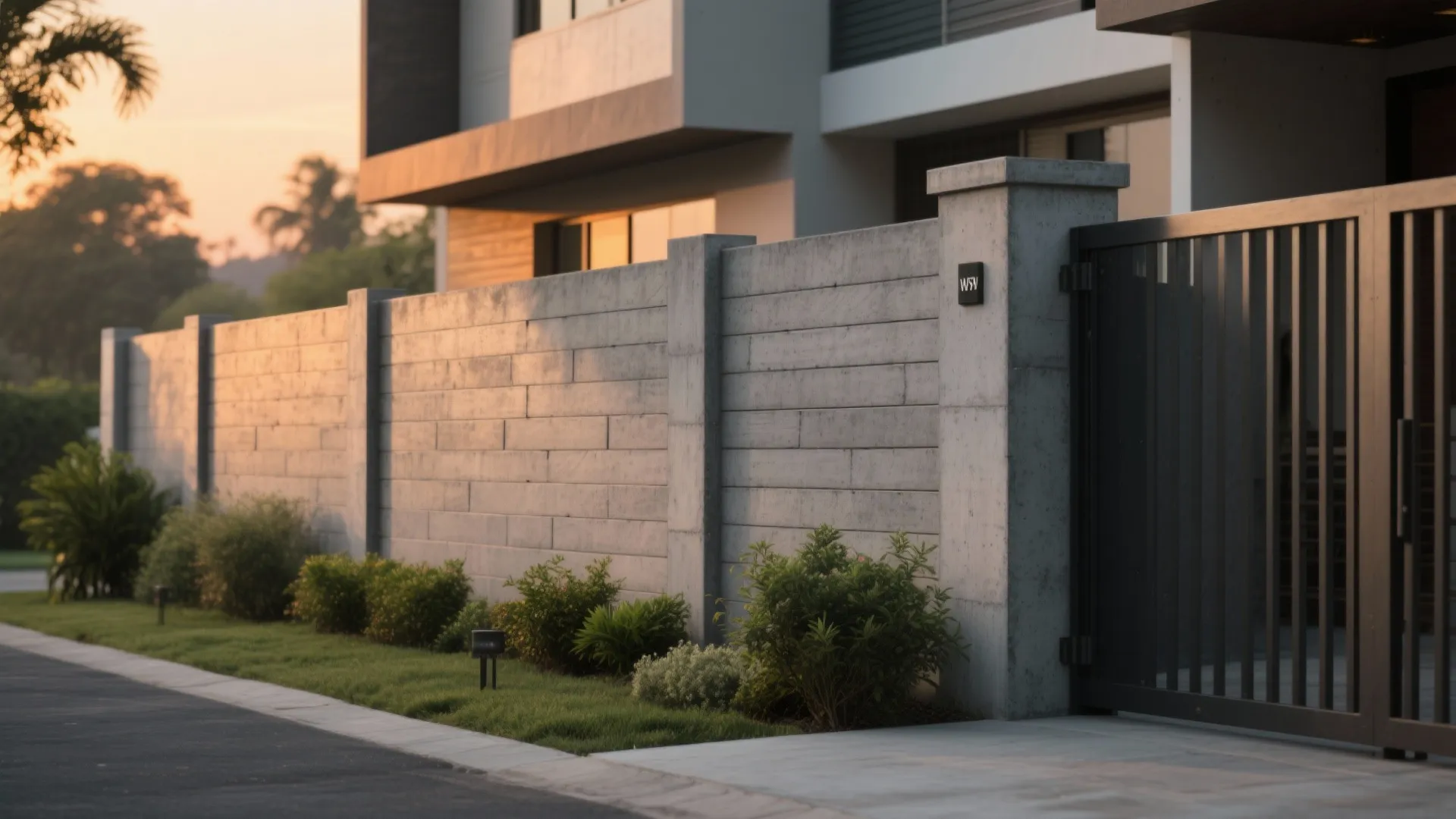 Textured Concrete and Minimal Lines