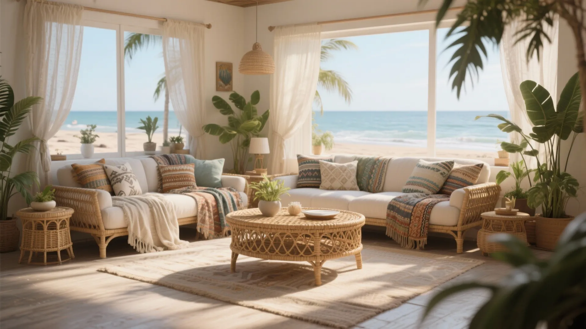 Bohemian Rattan Style