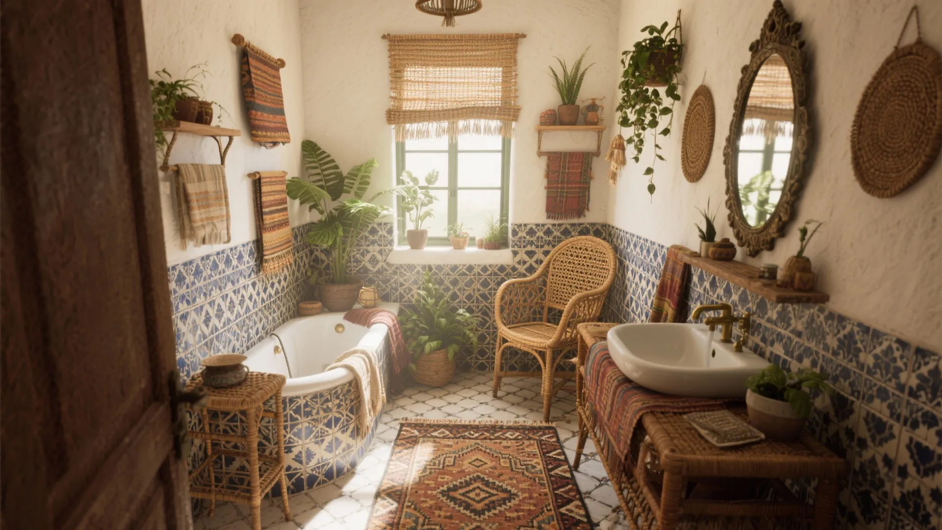 10 Boho Bathroom Ideas You’ll Love: Creative Design Tips for a Relaxed and Stylish Bohemian Bathroom