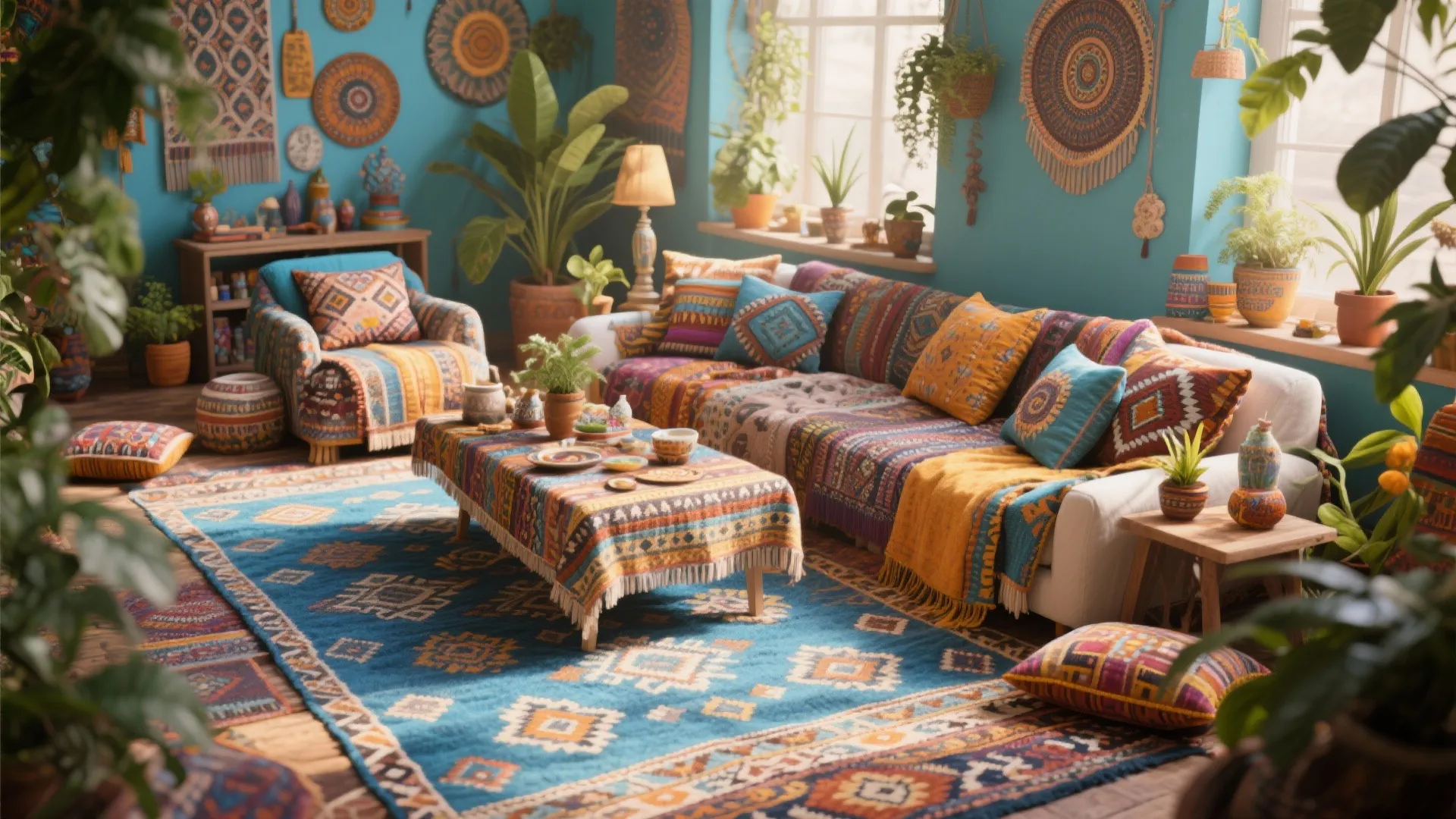 8. Playful Bohemian Vibes