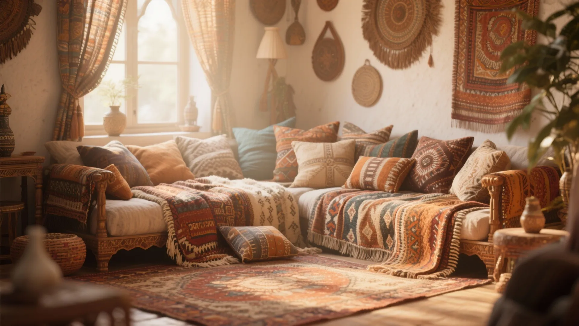 Bohemian Diwan Styling