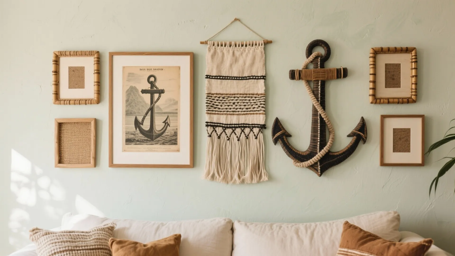 Artful Walls: Gallery Mix and Natural Materials