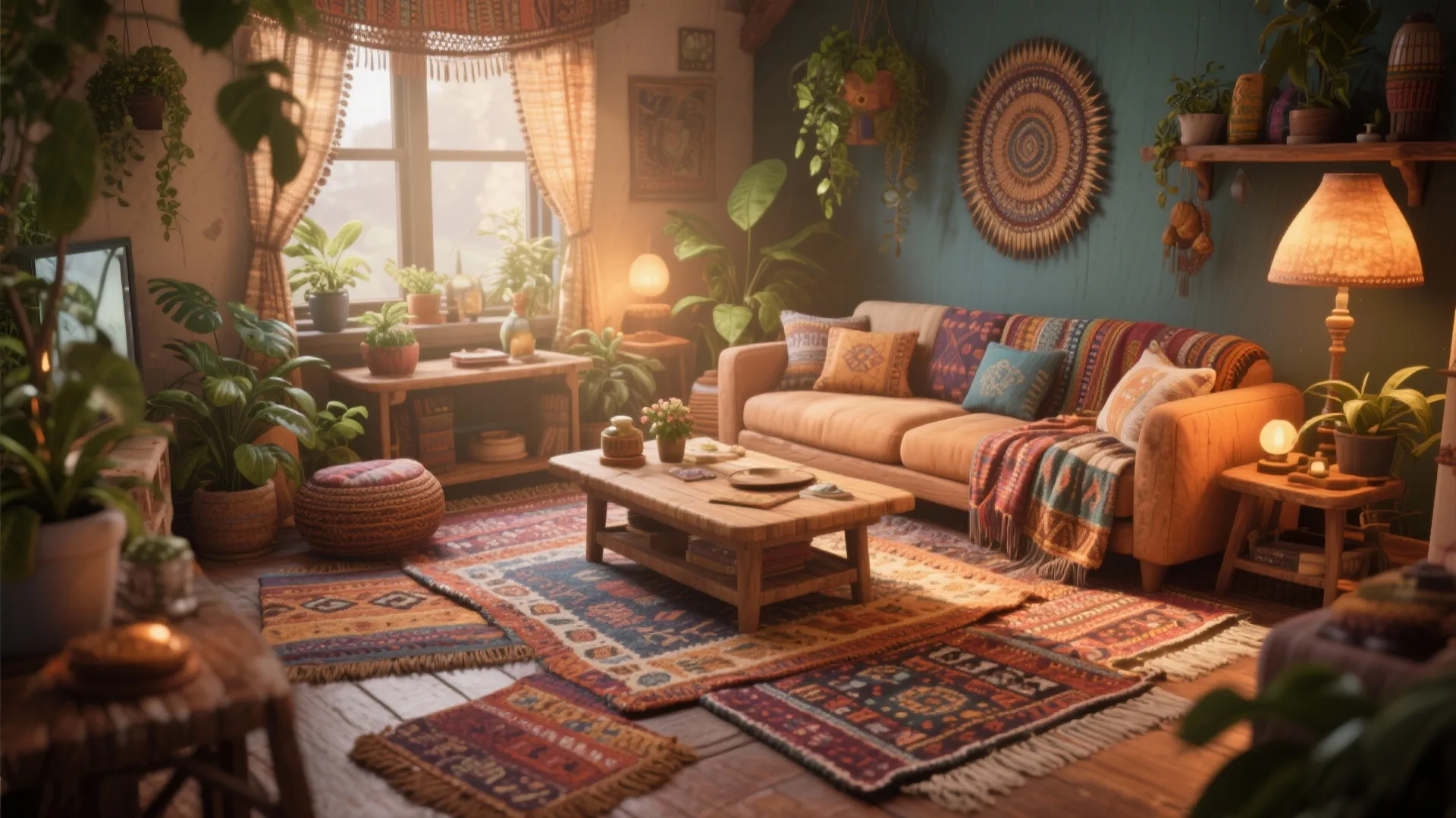 5. Boho Layered Textures