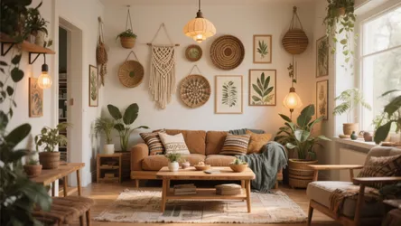 10 Living Room Boho Wall Decor Ideas