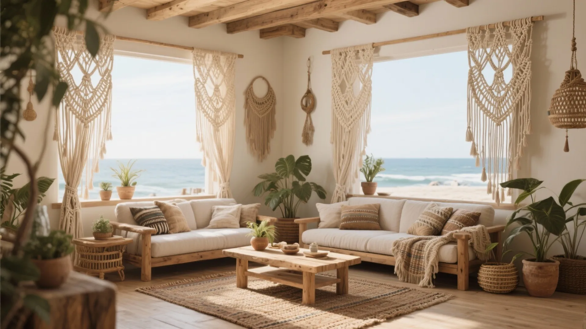 Boho Macramé Panels