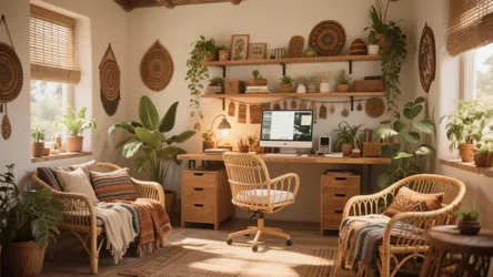 10 Boho Office Decor Ideas