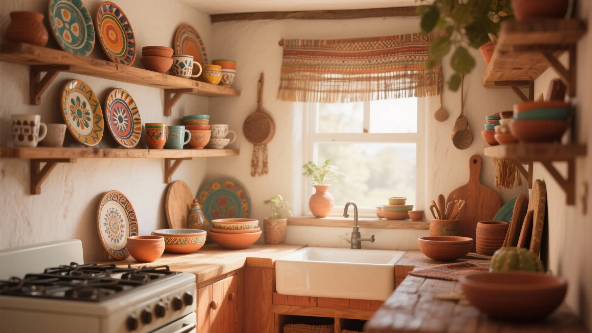 2. Open Shelving with Personality