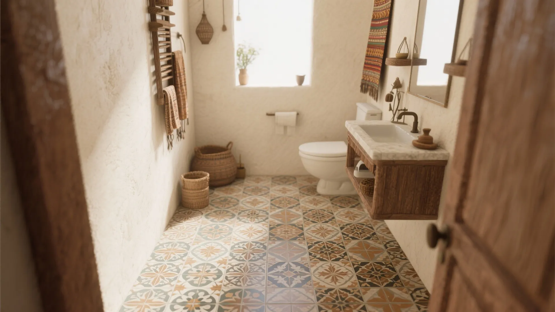 5. Patterned Tiles as a Focal Point