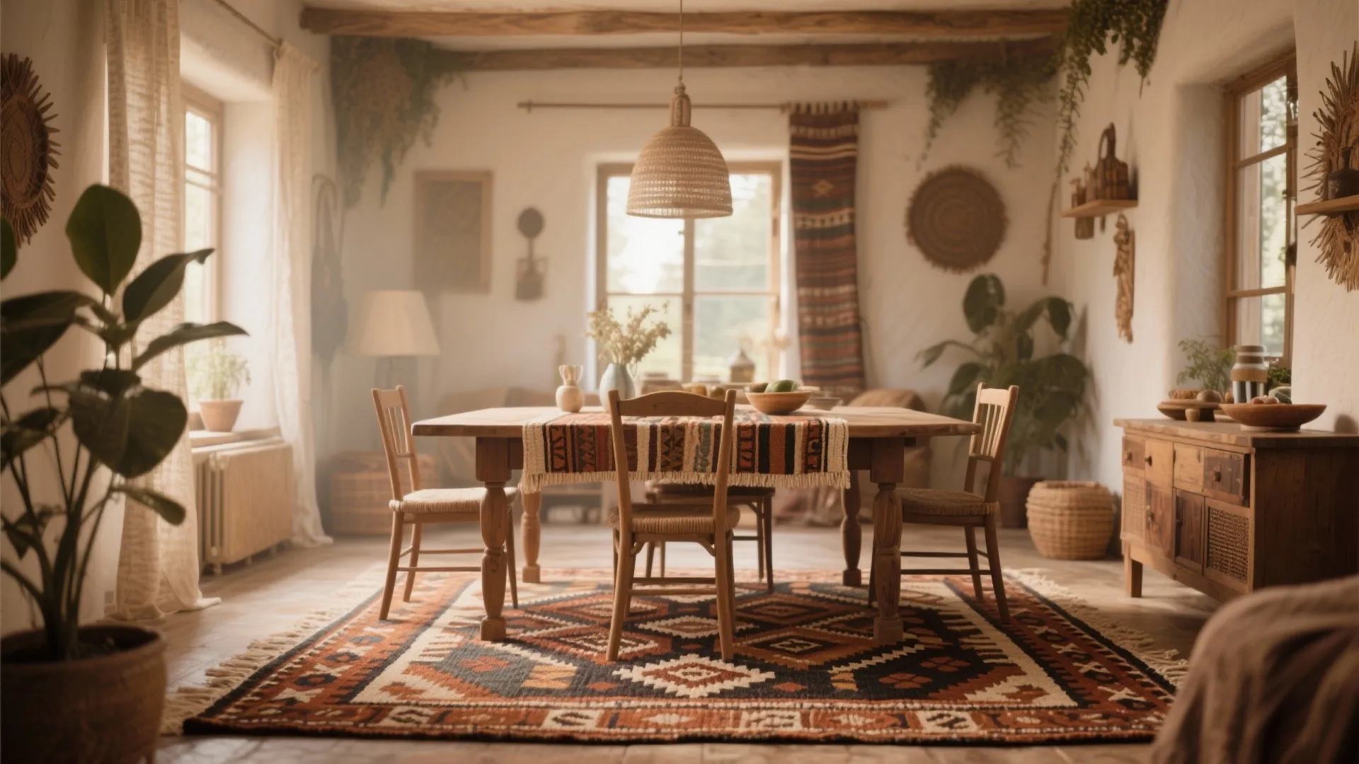 7. Boho-Inspired Rugs