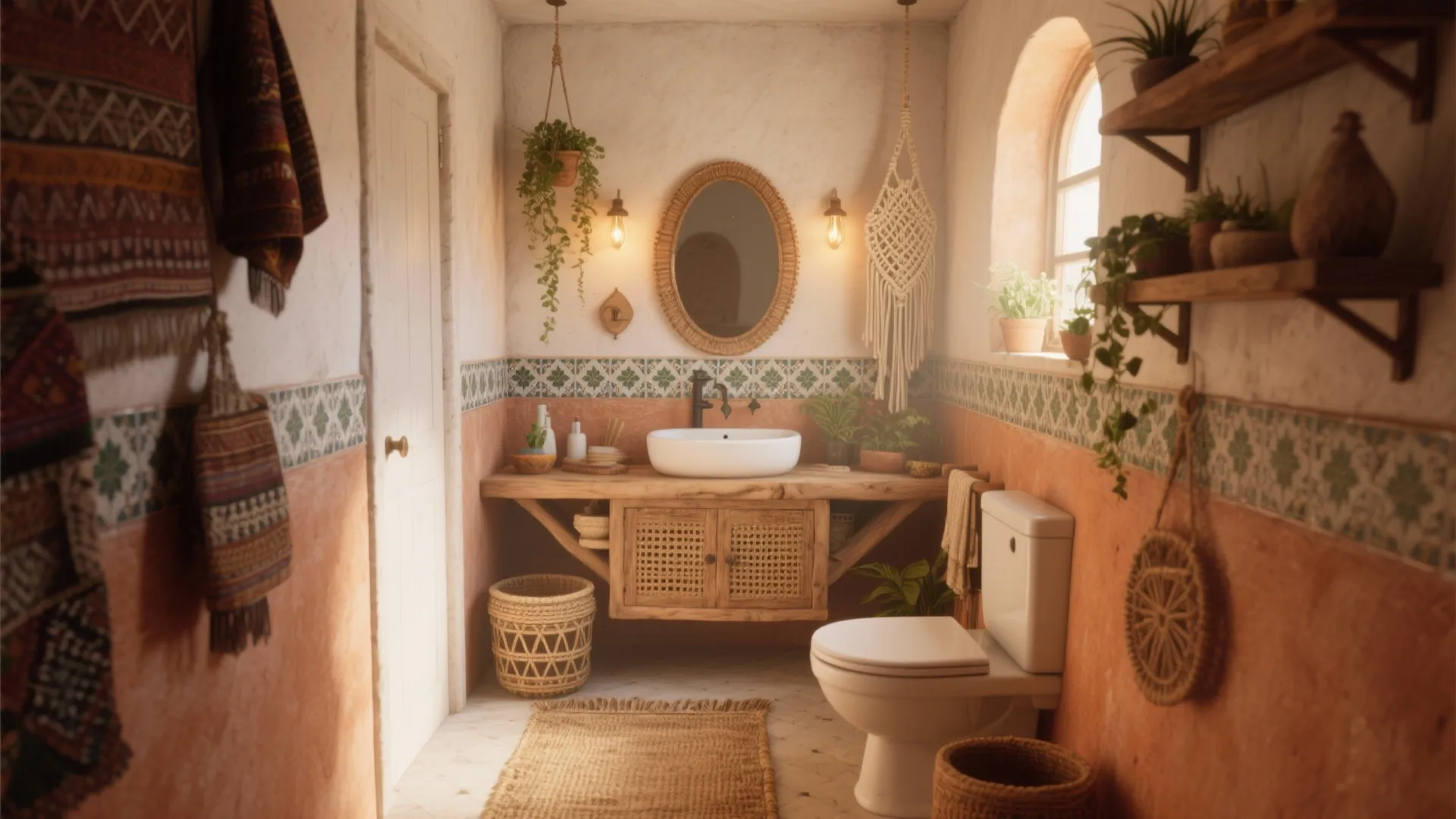 5 Boho Bathroom Decor Ideas for Small Spaces: Easy, earthy boho bathroom decor ideas I’ve tested in real remodels — with budget tips and little hacks