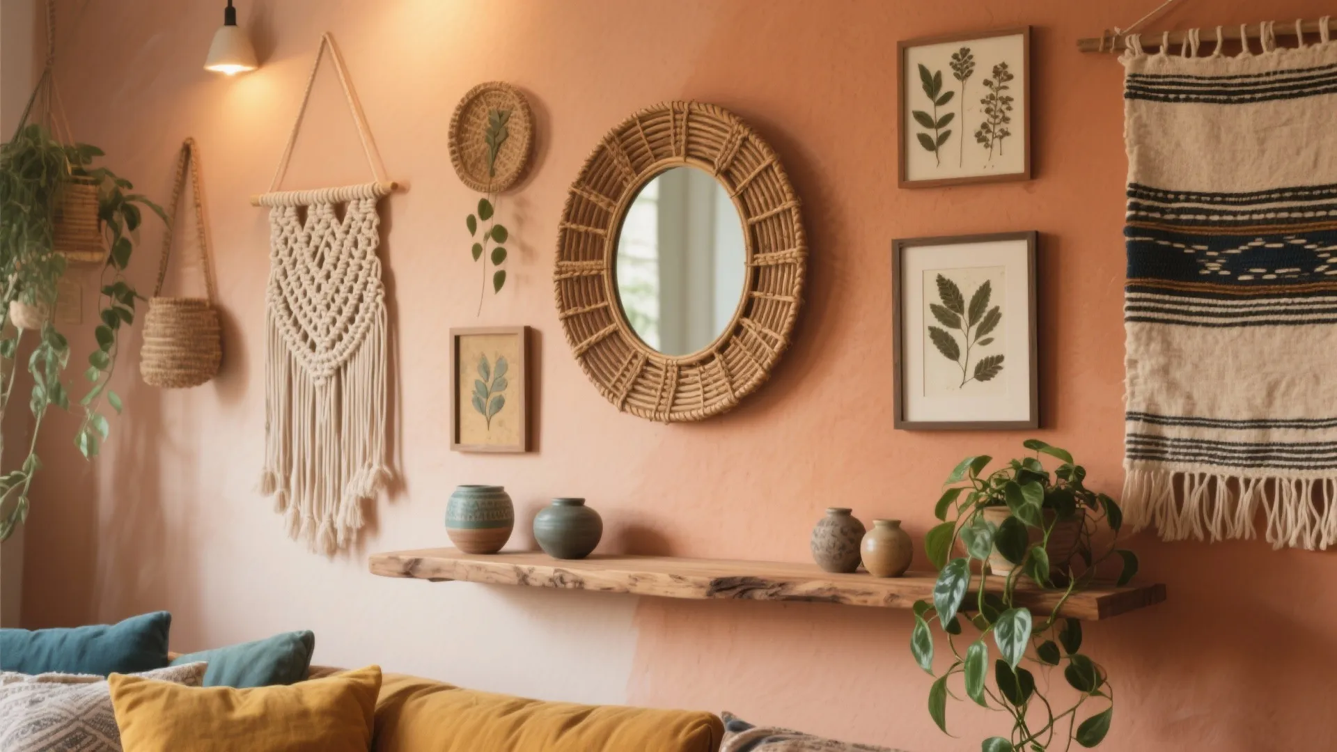 Boho Wall Decor DIY: Easy Ways to Create a Unique Space: 1 Minute to a Trendy Boho Wall—Start Your DIY Journey Now