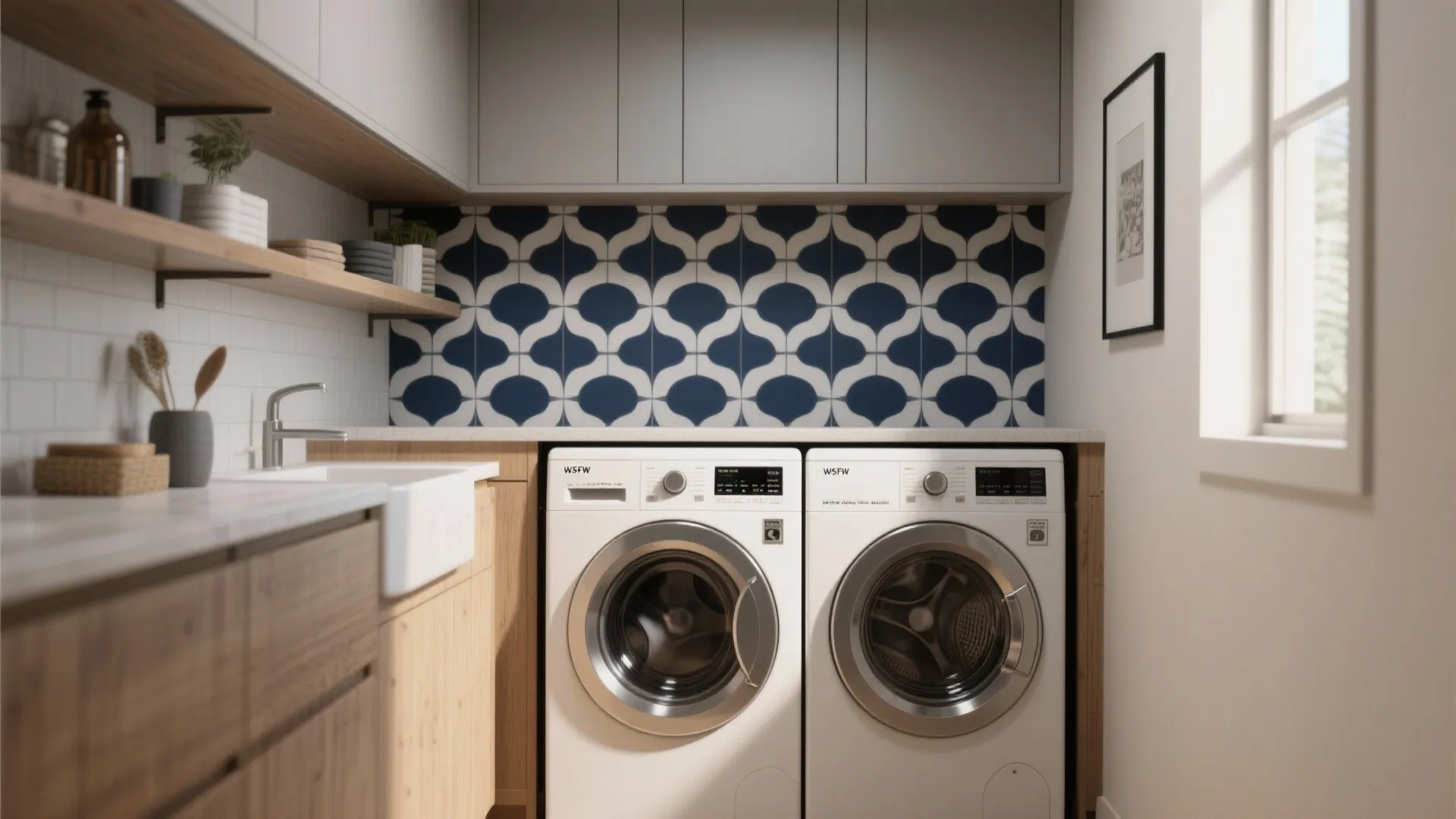 1. Bold Graphic Accent Wall