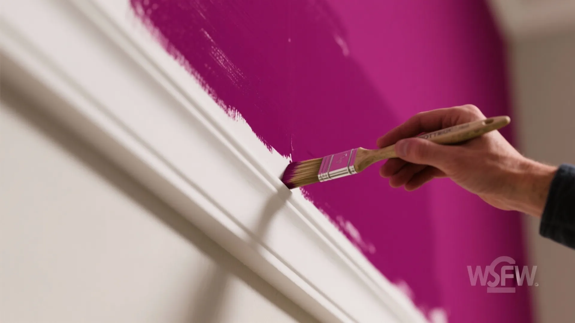 2. Bold accent walls without the bleed