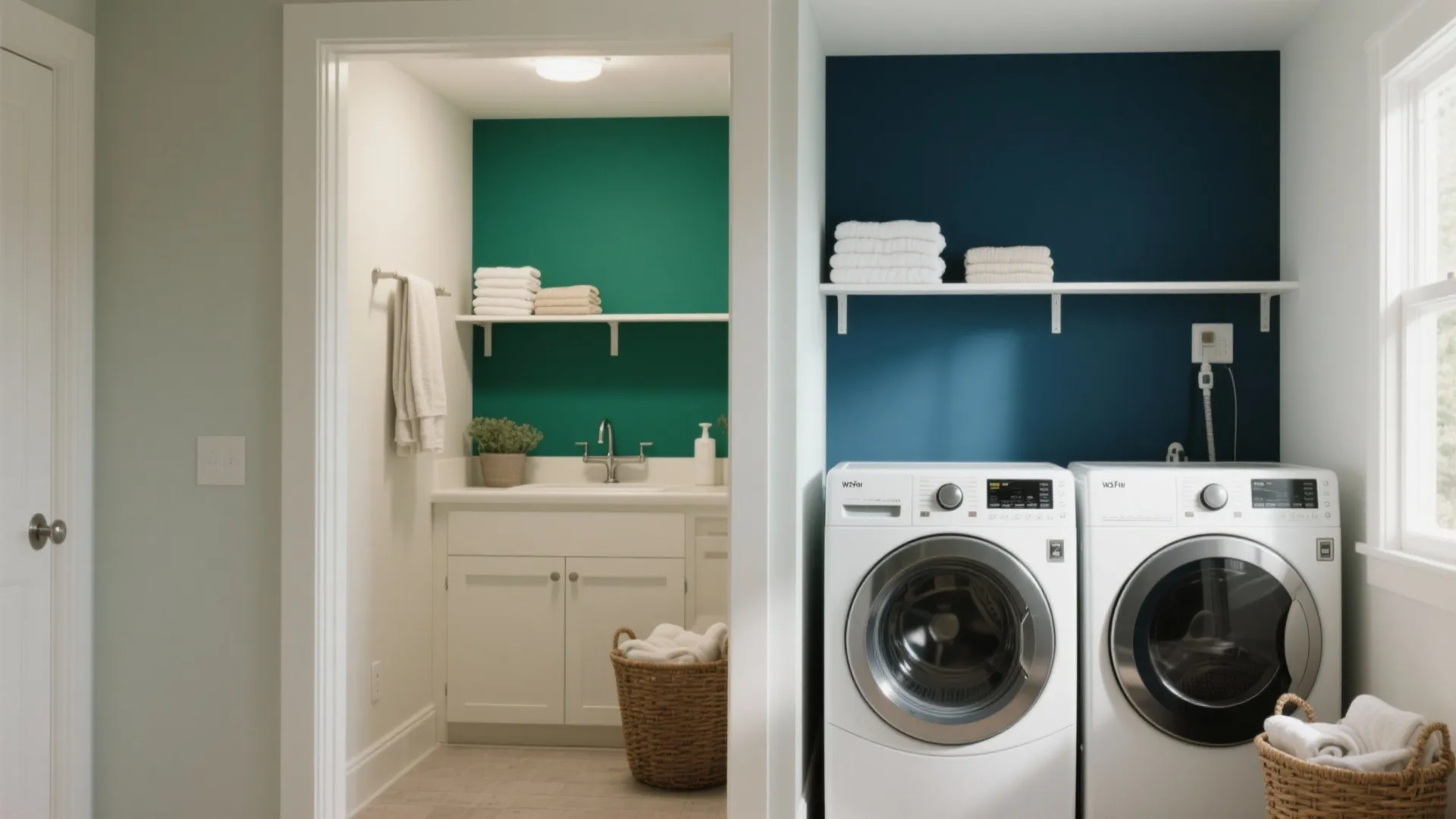 3. Bold Accent Wall with Practical Paint