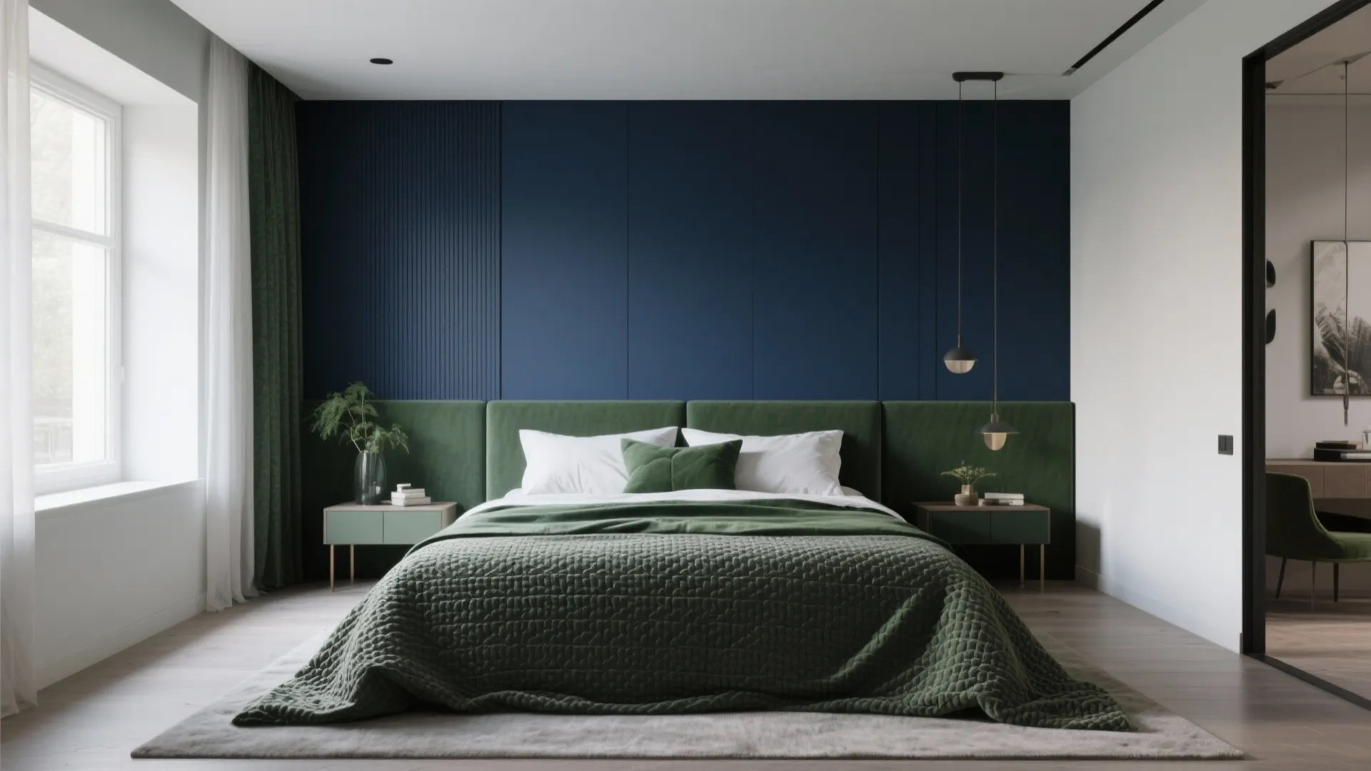 Tip 2: Bold Accent Walls in the Bedroom