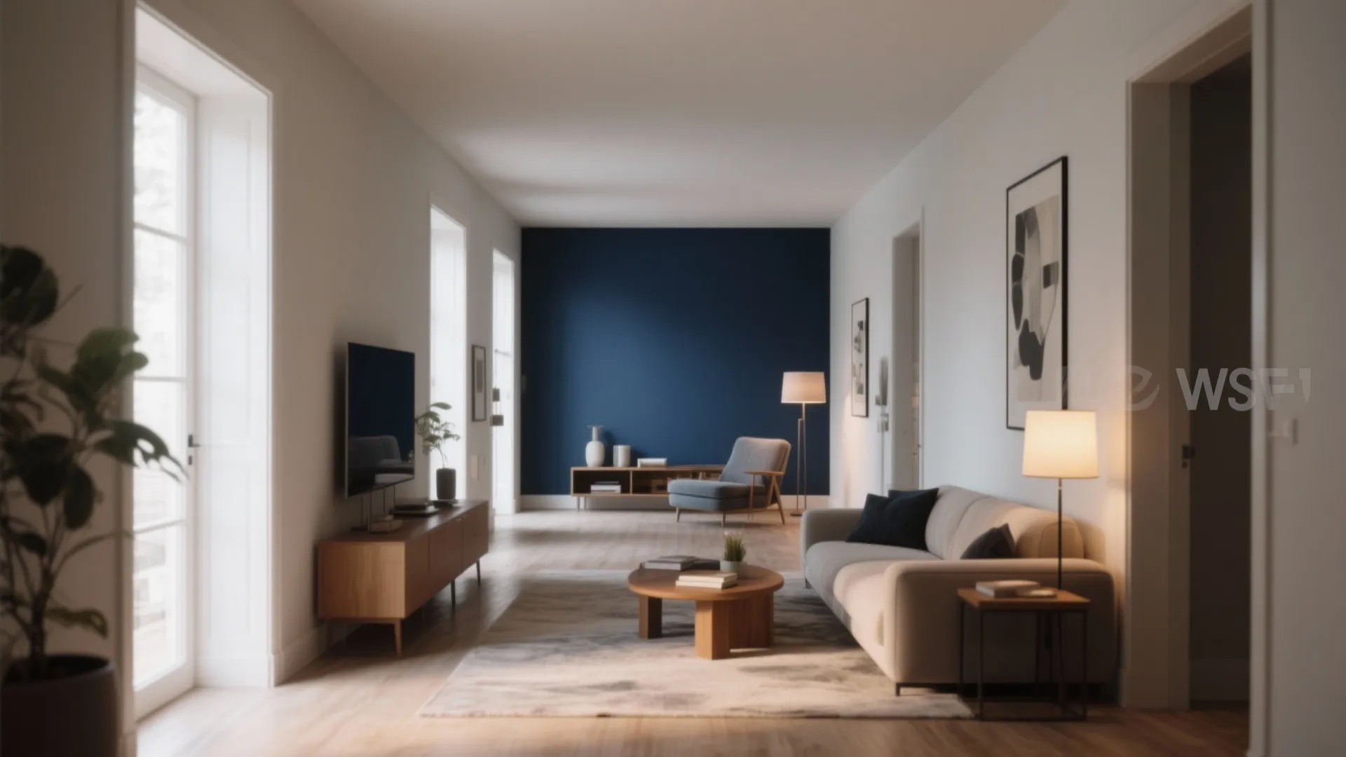 Single Bold Accent Wall