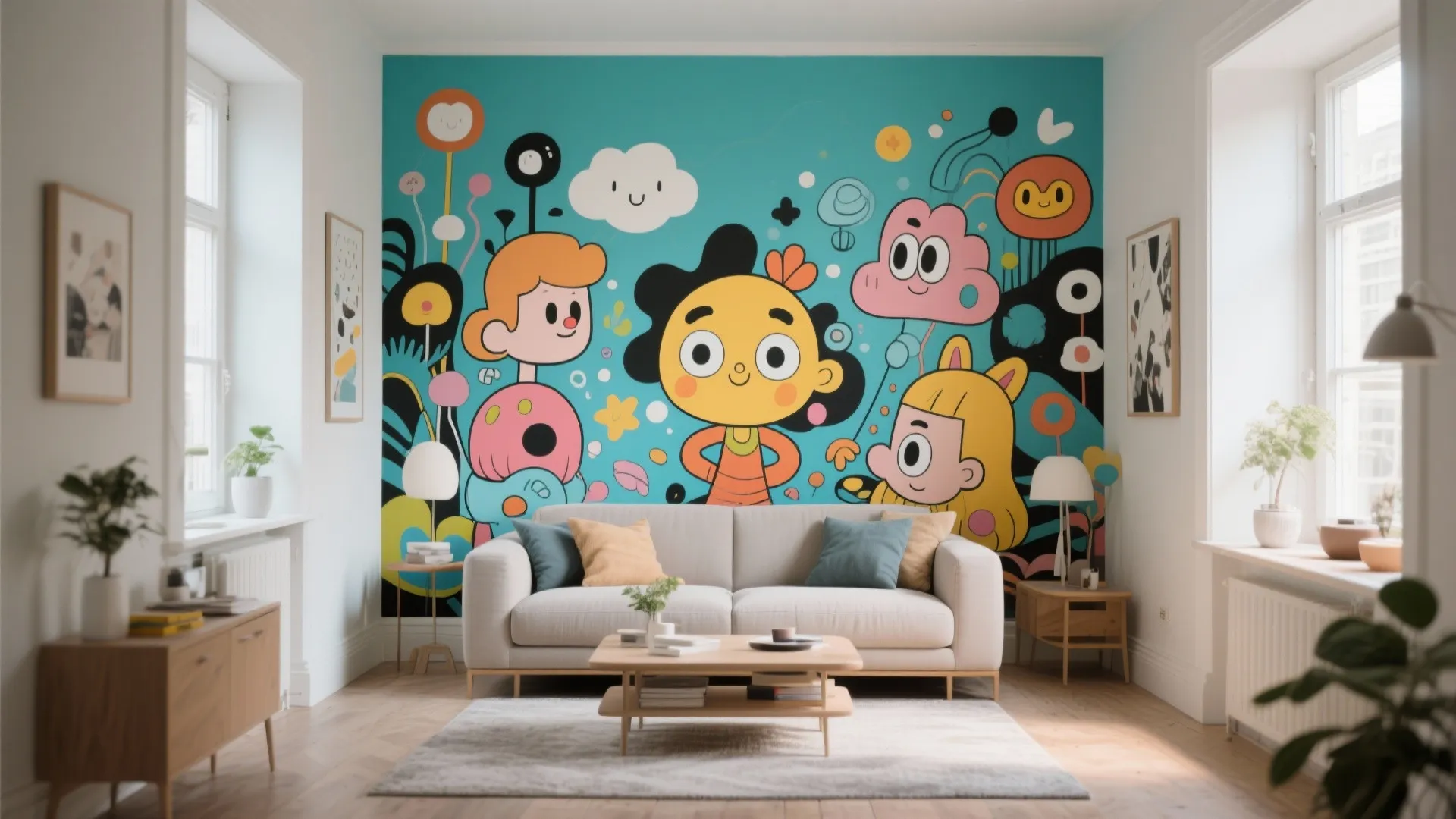 1. Bold Accent Walls with Character