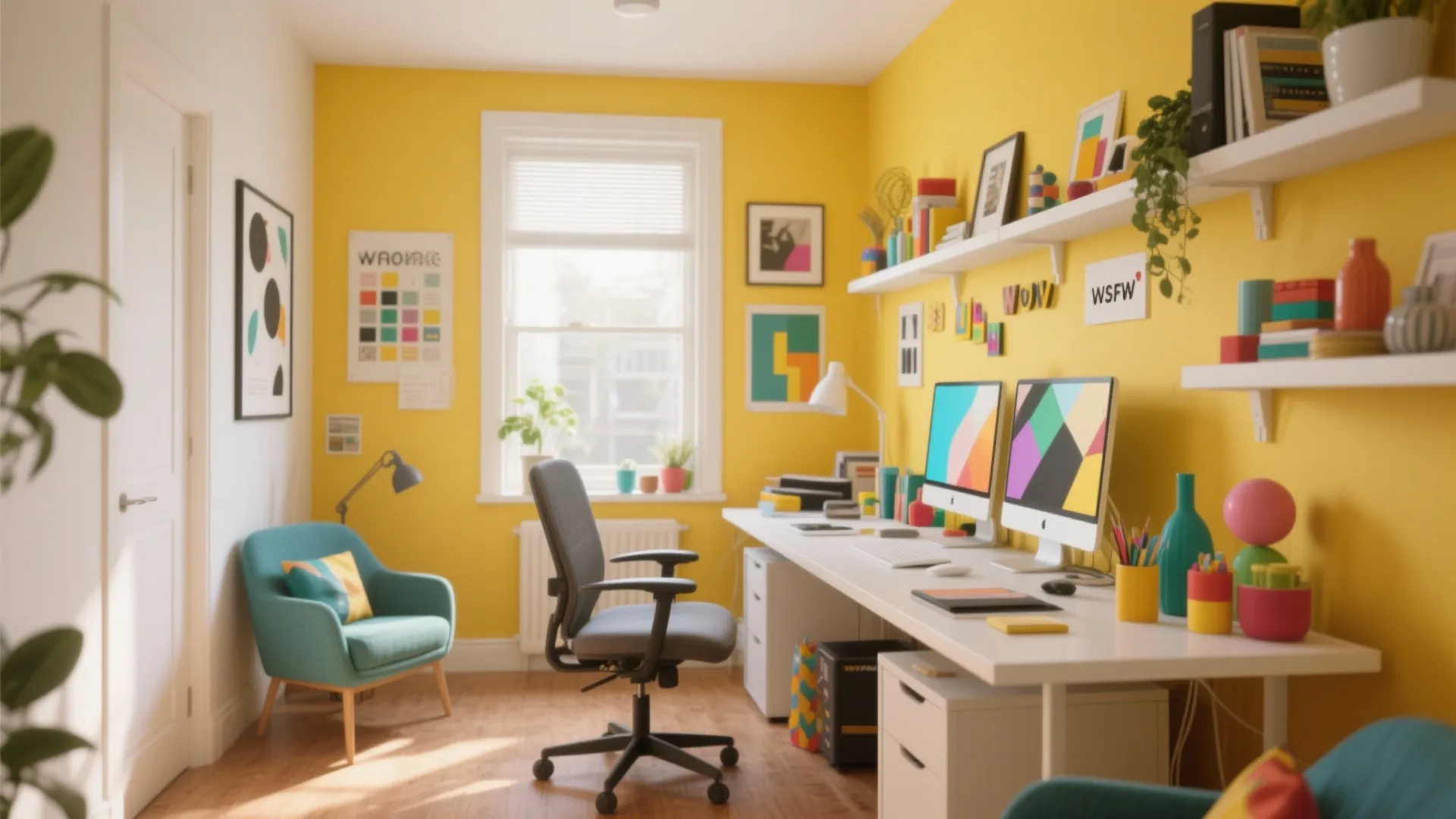 Bold Accent Colours for Energy