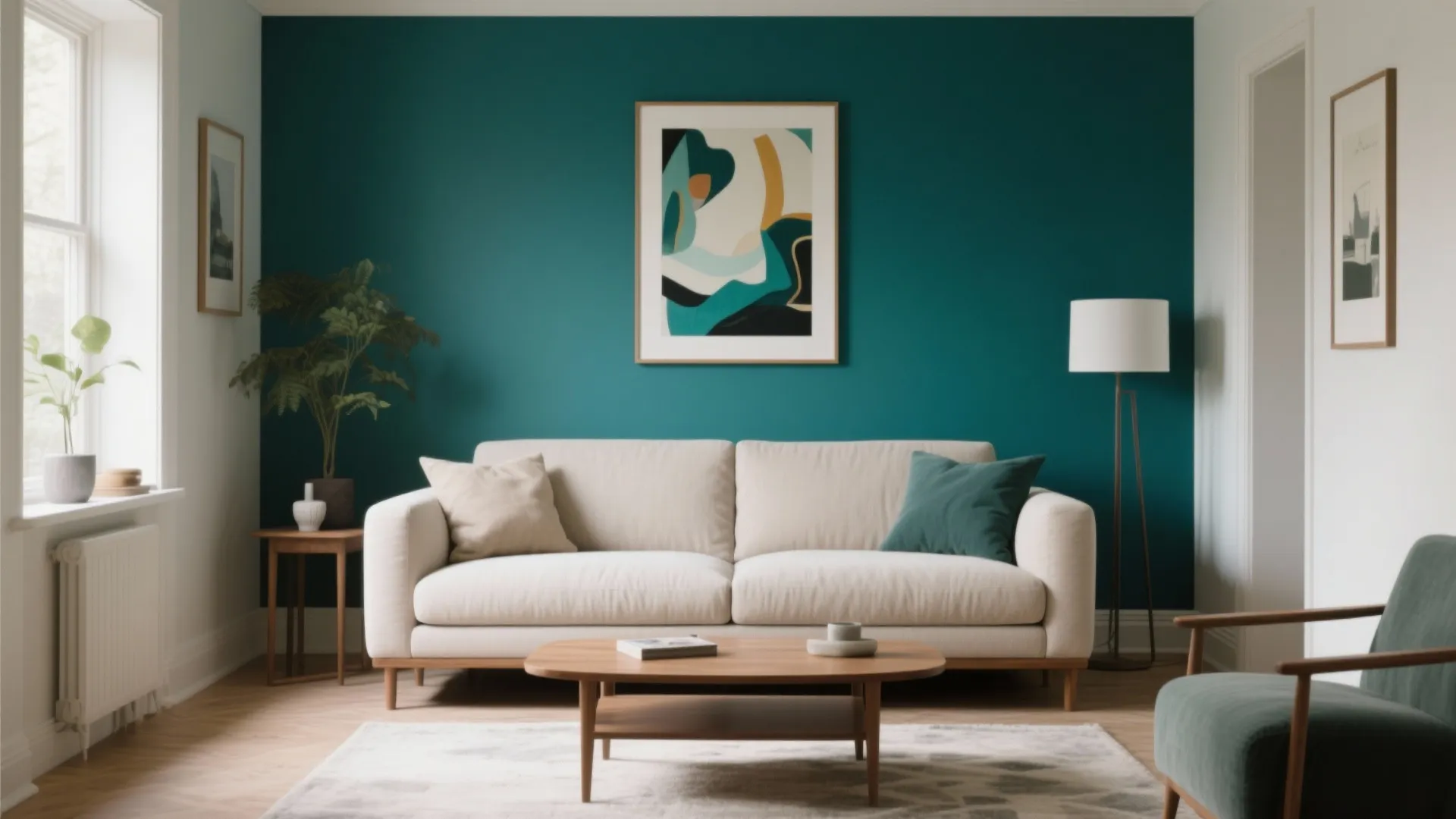 One Bold Accent Wall, Carefully Placed