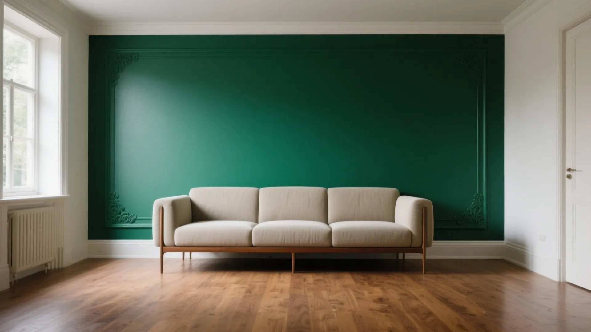 1. Embrace a single bold wall