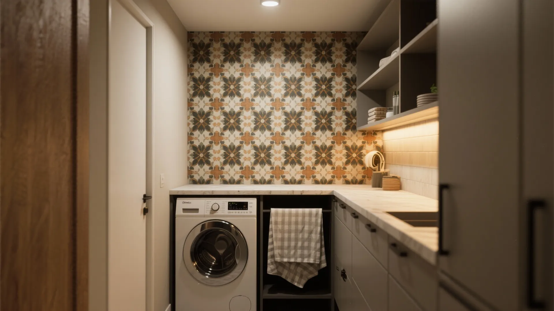 1. Bold Graphic Accent Wall