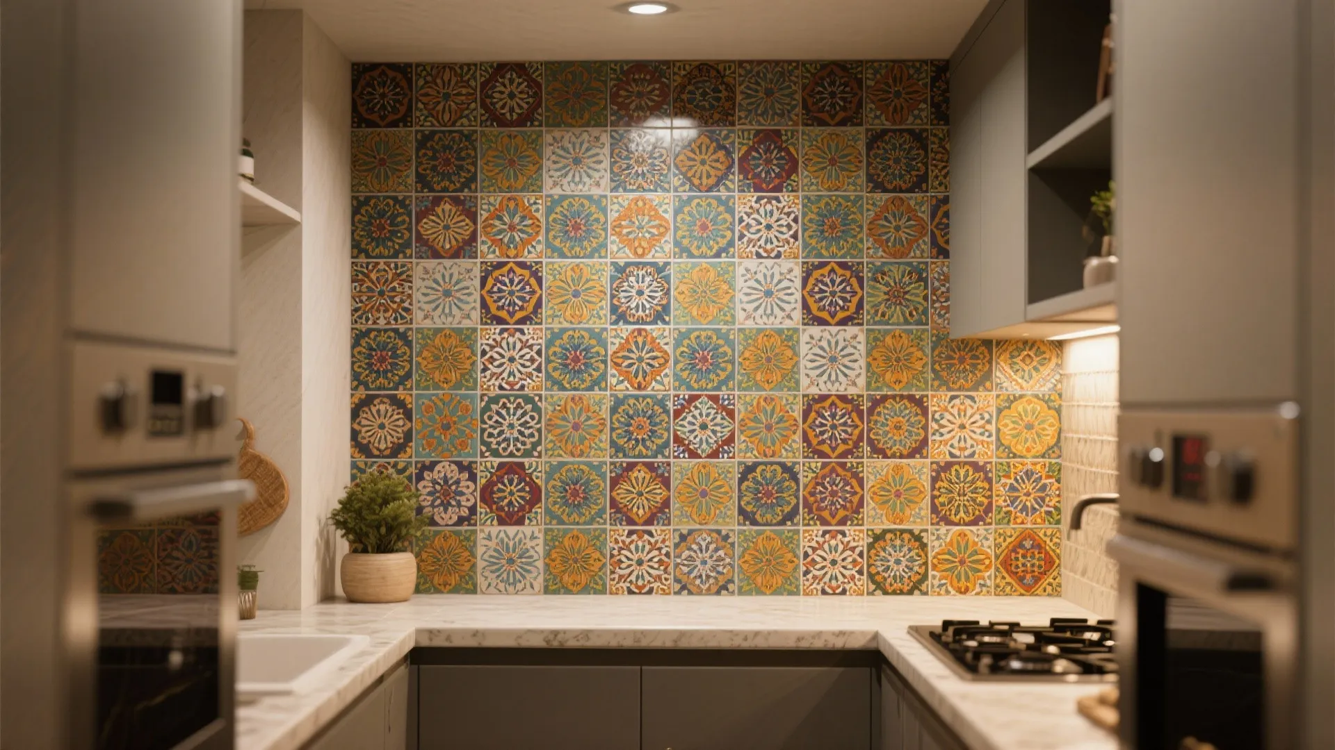 Bold Accent Wall Tiles