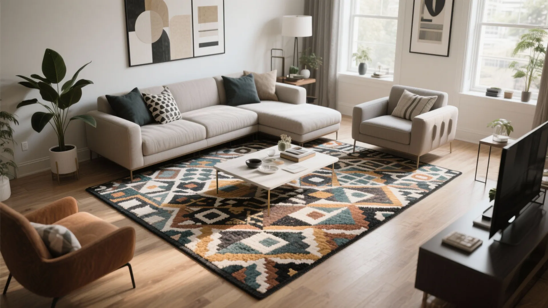 7. Bold Area Rug