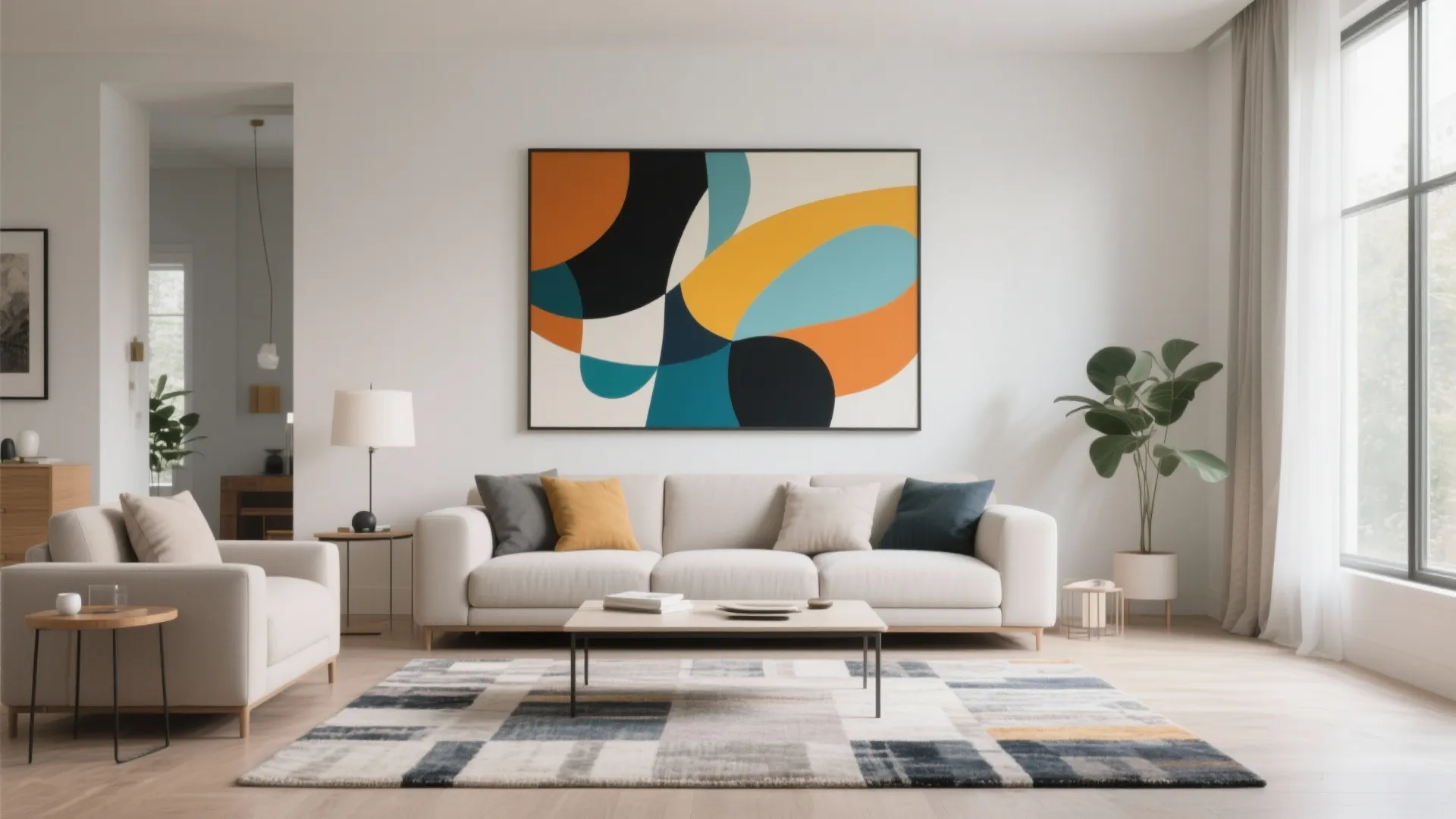Mixing with Bold Wall Art