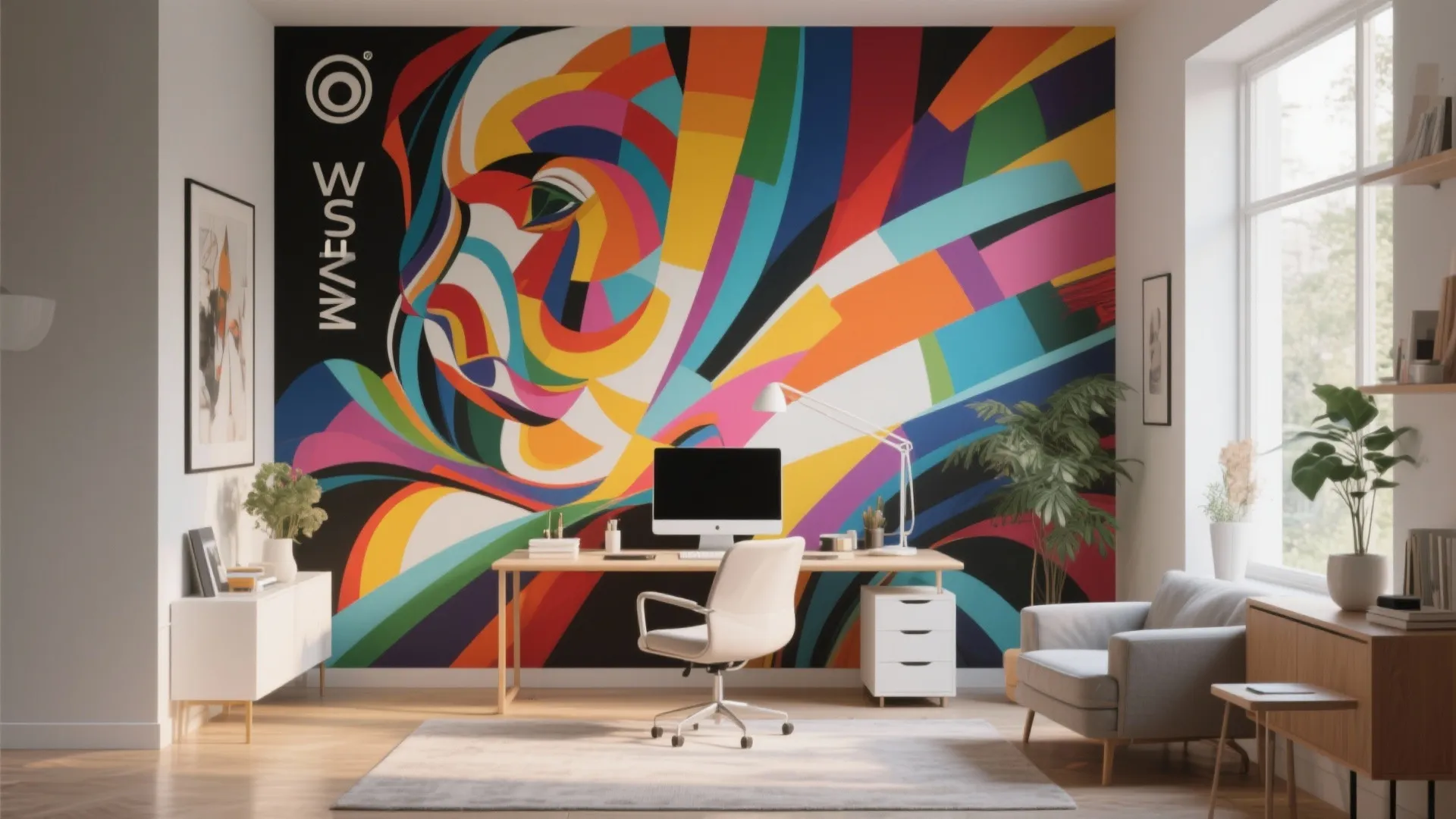 10. Bold Artistic Murals