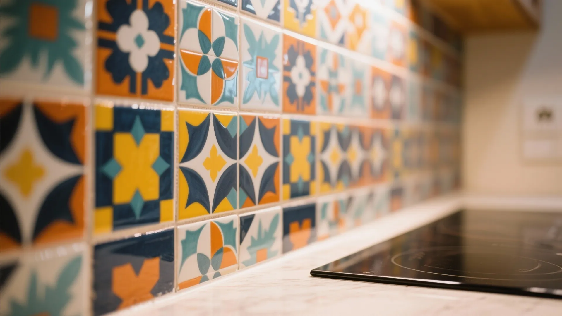 3. Bold Backsplash as a Focal Point