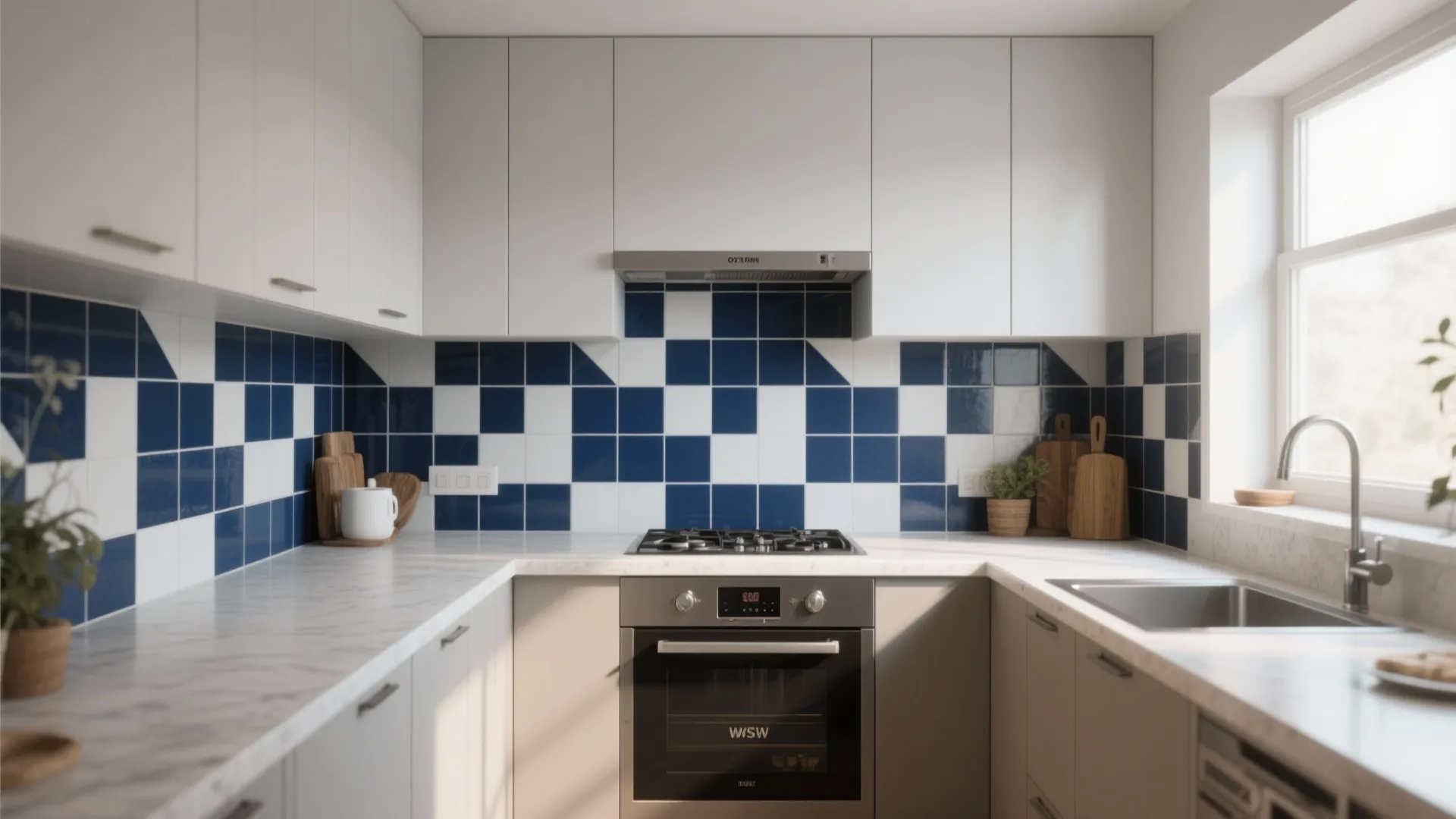 Tip 3: Bold Backsplash Patterns