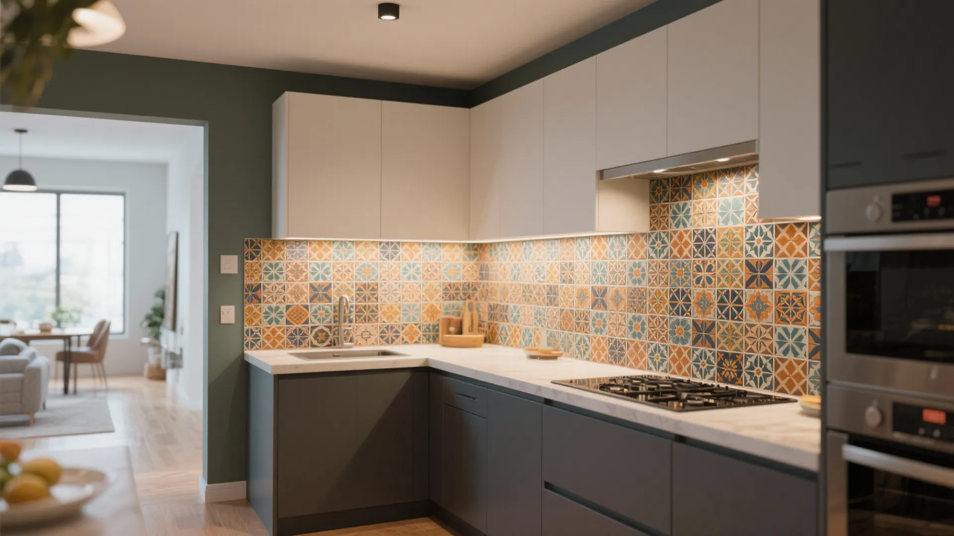10. Go Bold with Backsplash