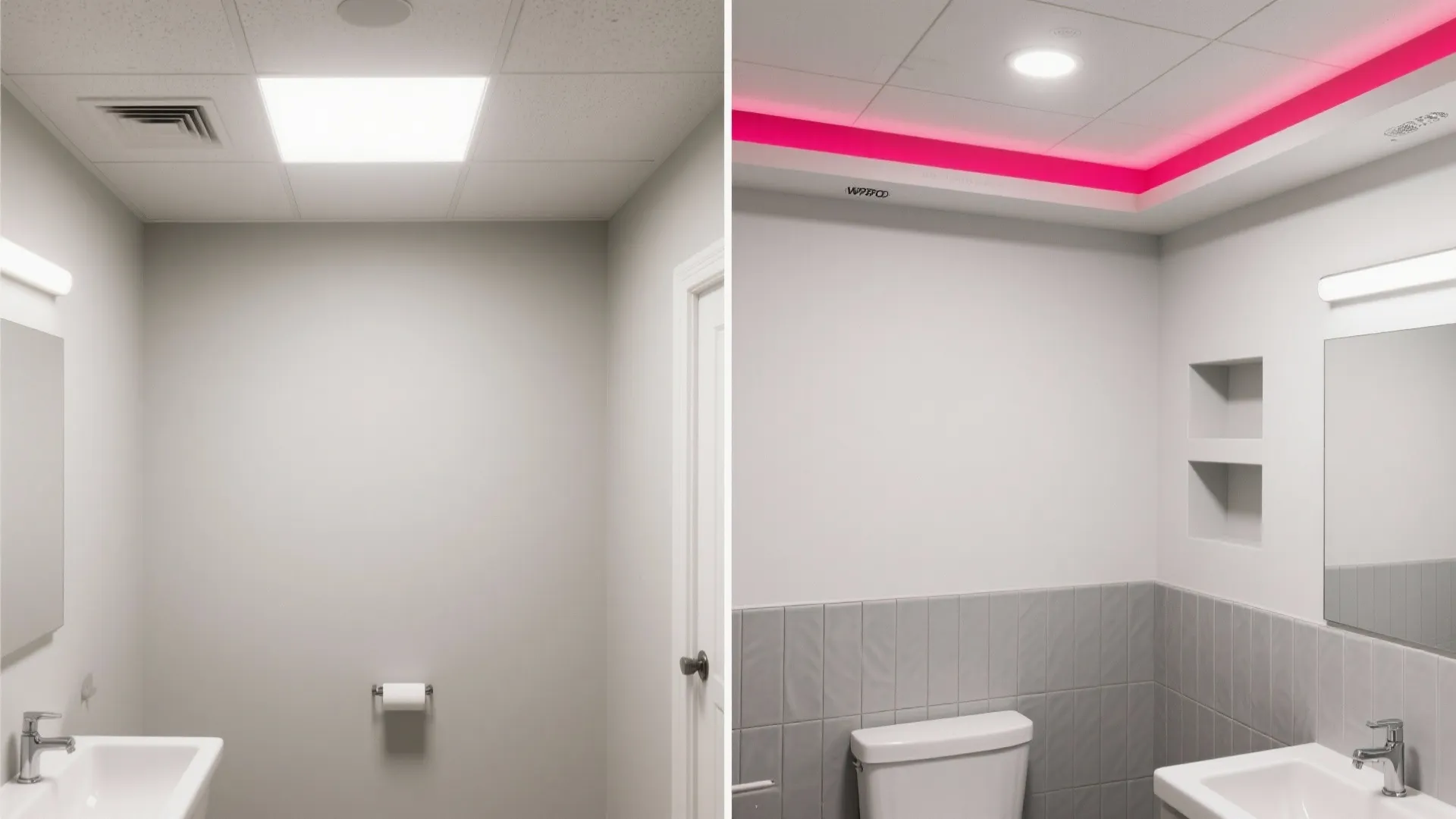 Bold Accent Band + Calm Field