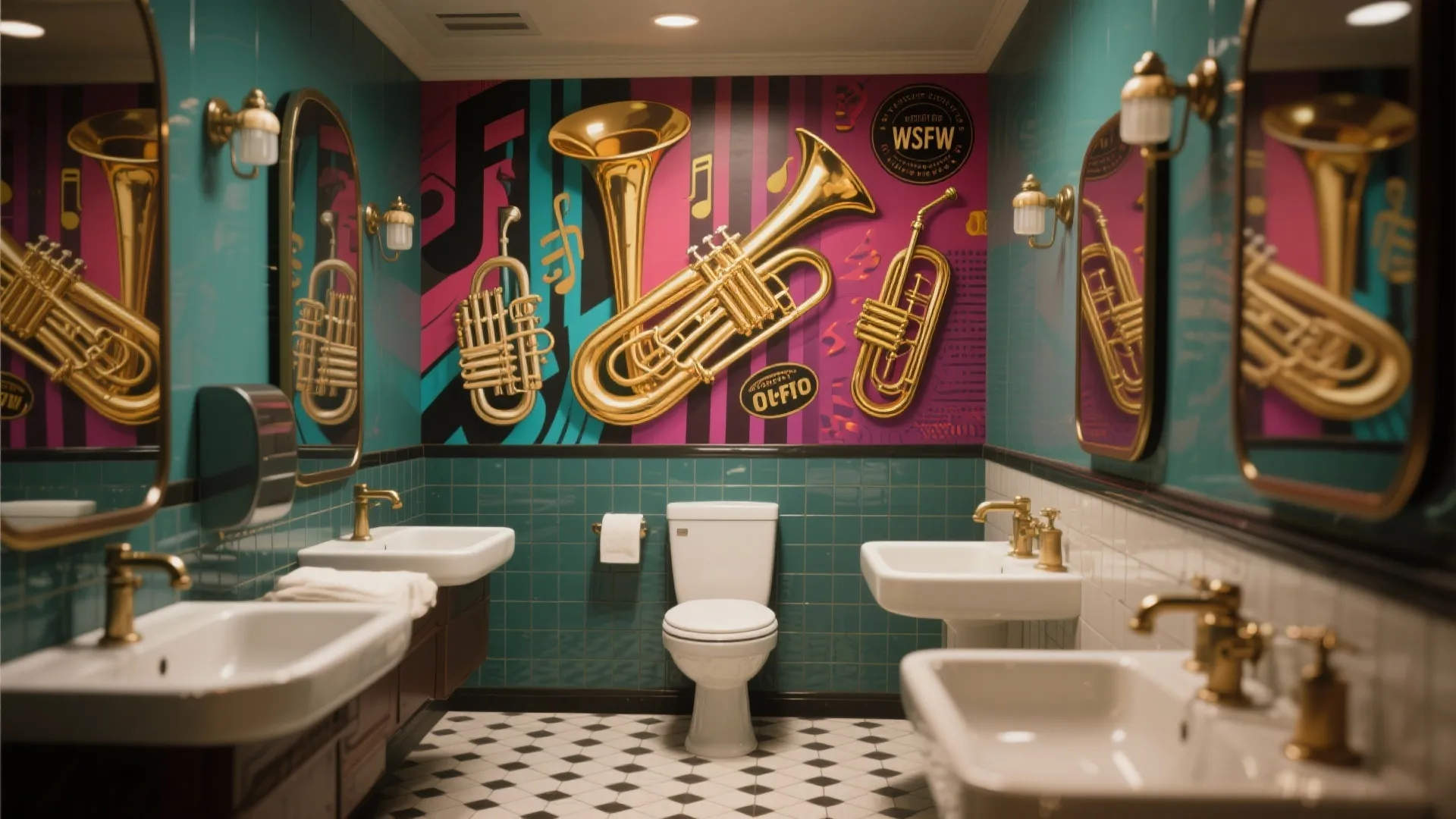 3. Bold Wall Treatments