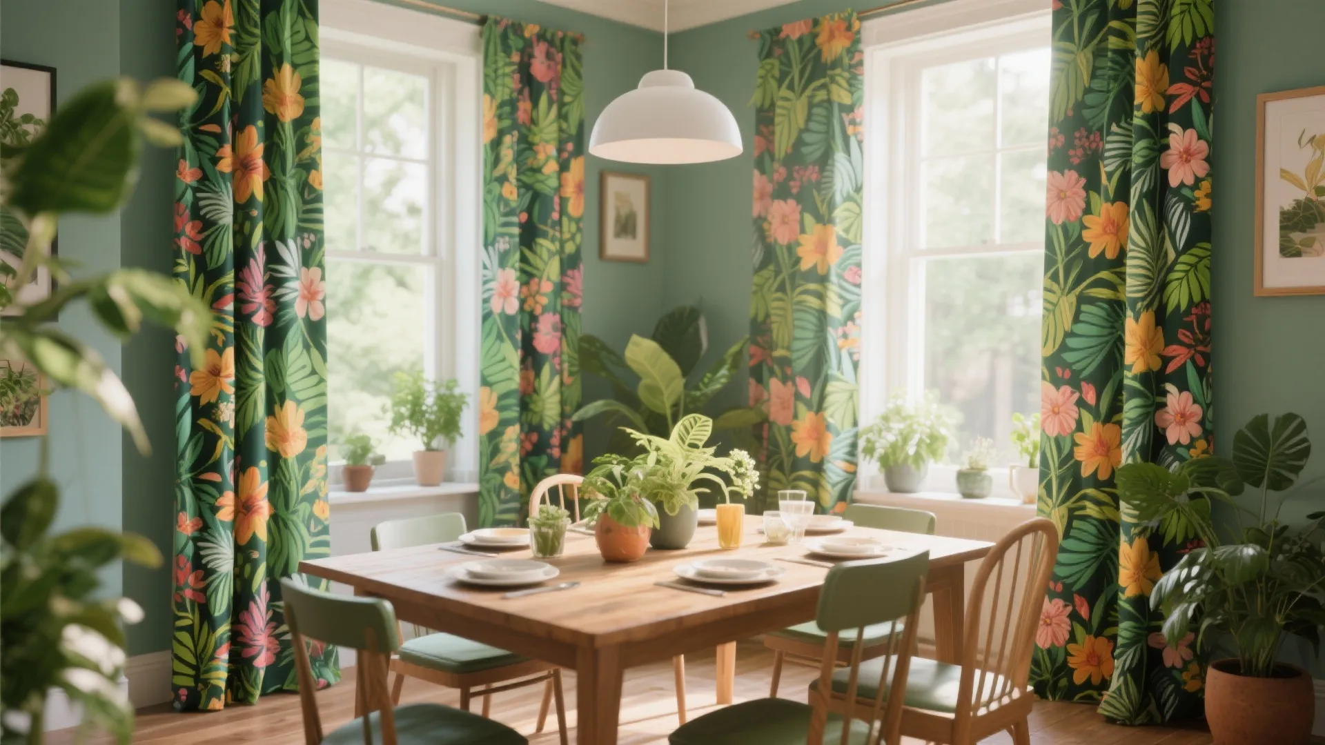 3. Bold Botanical Prints