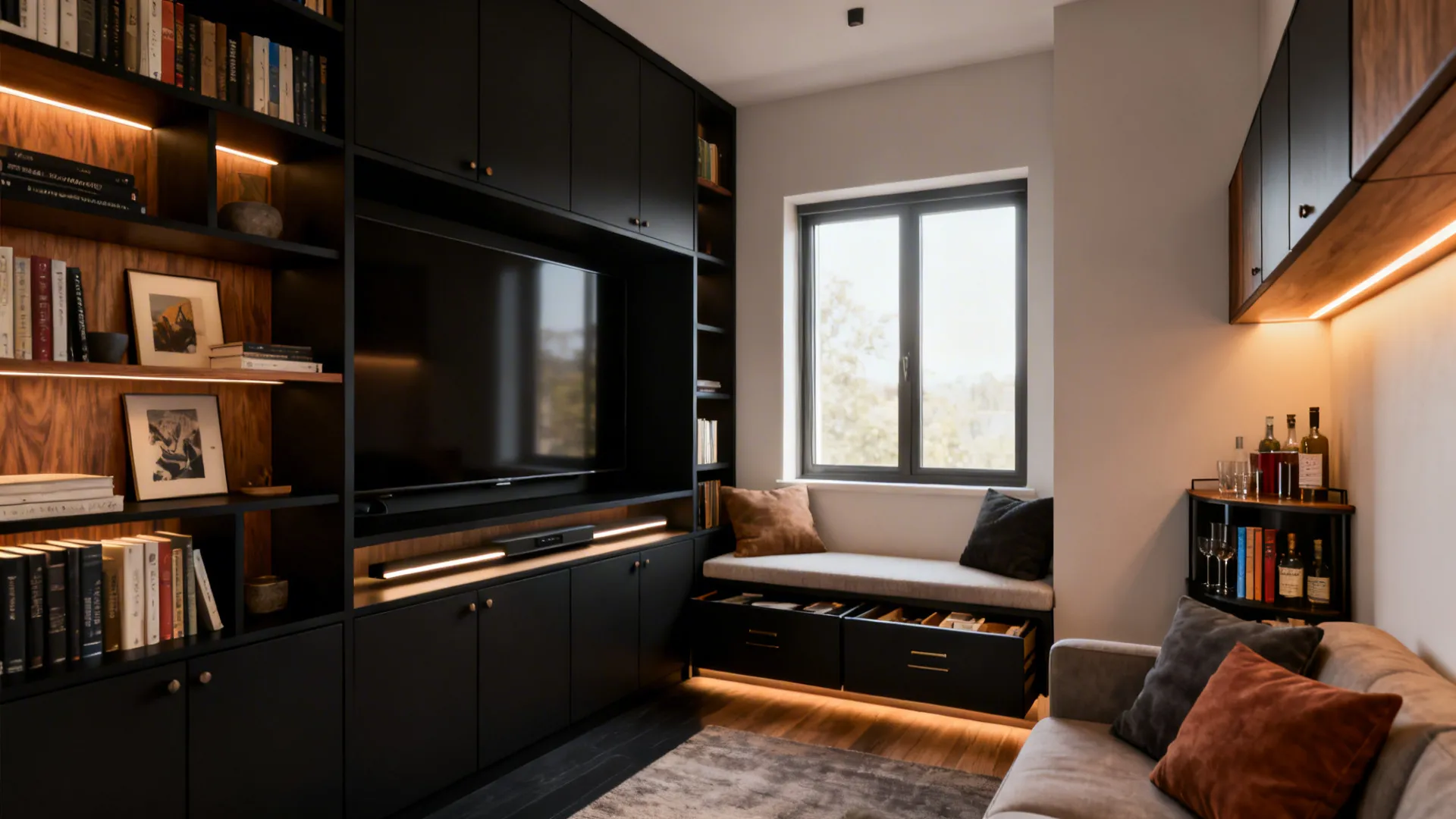 Built-In Cabinets Living Room Ideas — 5 Inspo