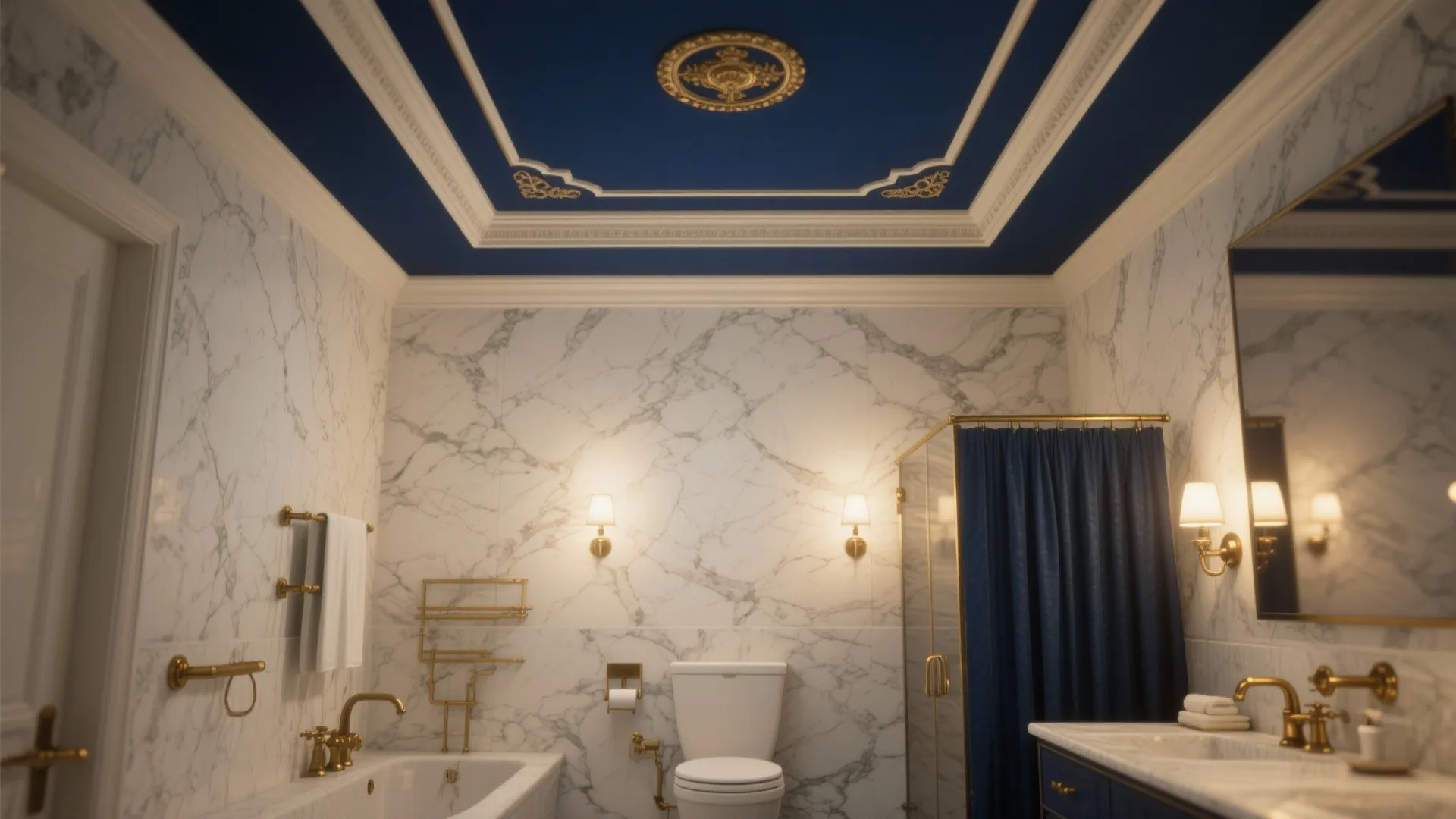 5. Bold Ceiling Color