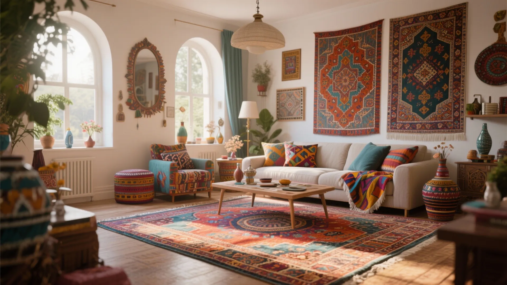 4. Bold Centerpiece Rug