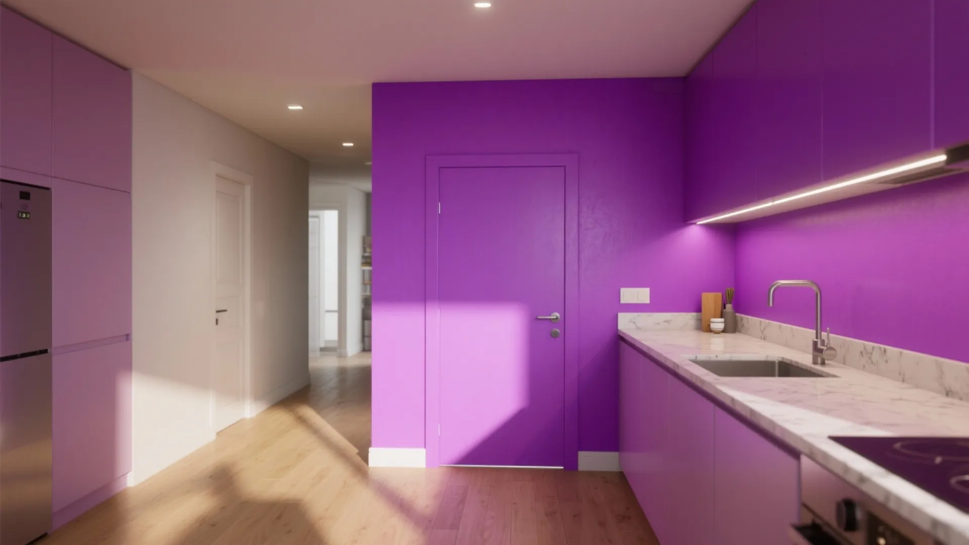 1. Use one bold color as your anchor