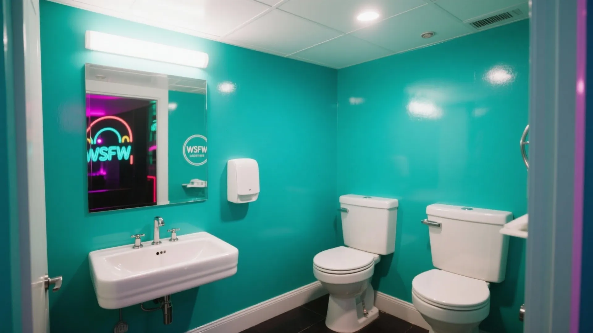 1. Bold Color Pop Walls