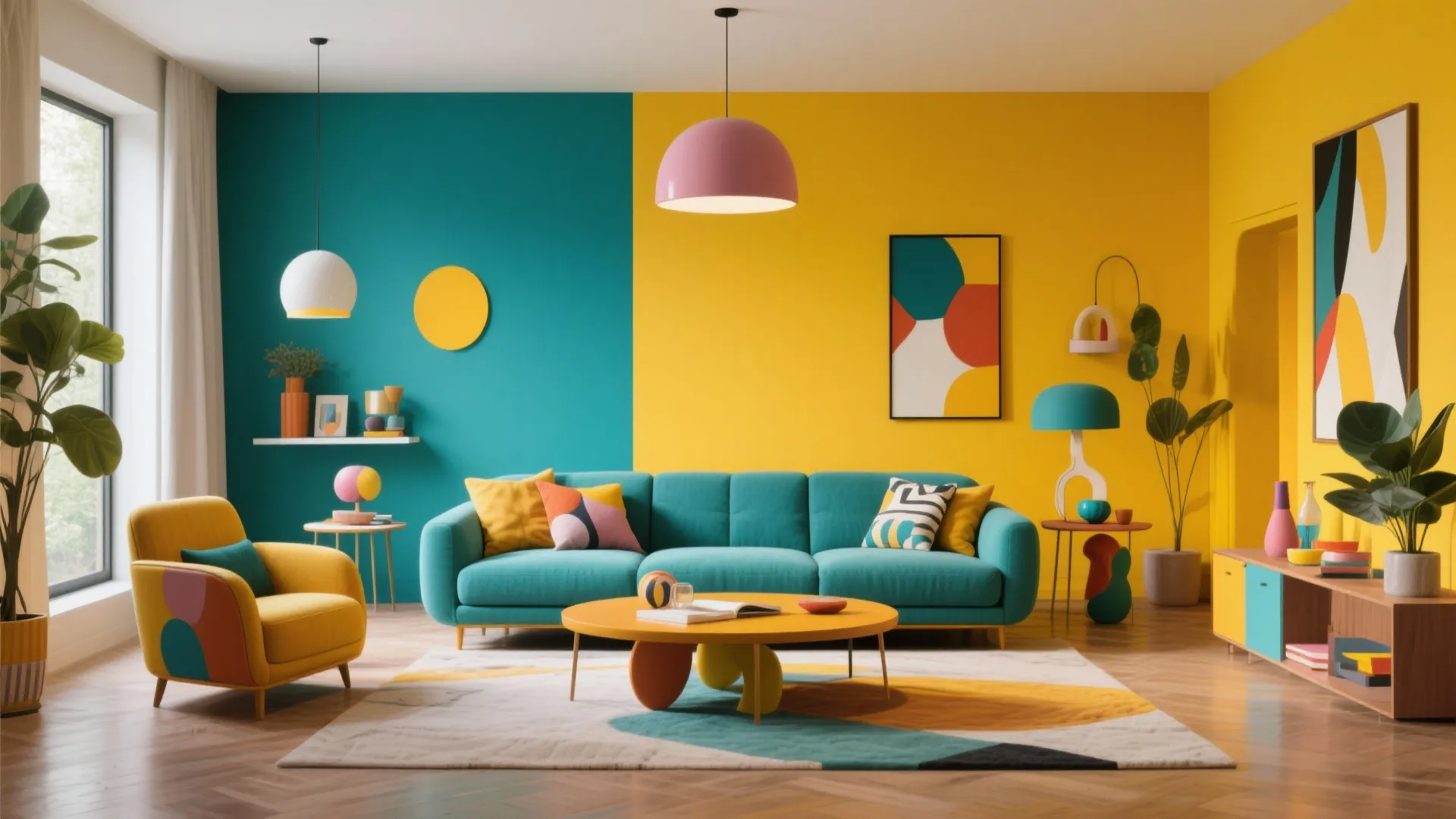 8. Bold Color Blocking