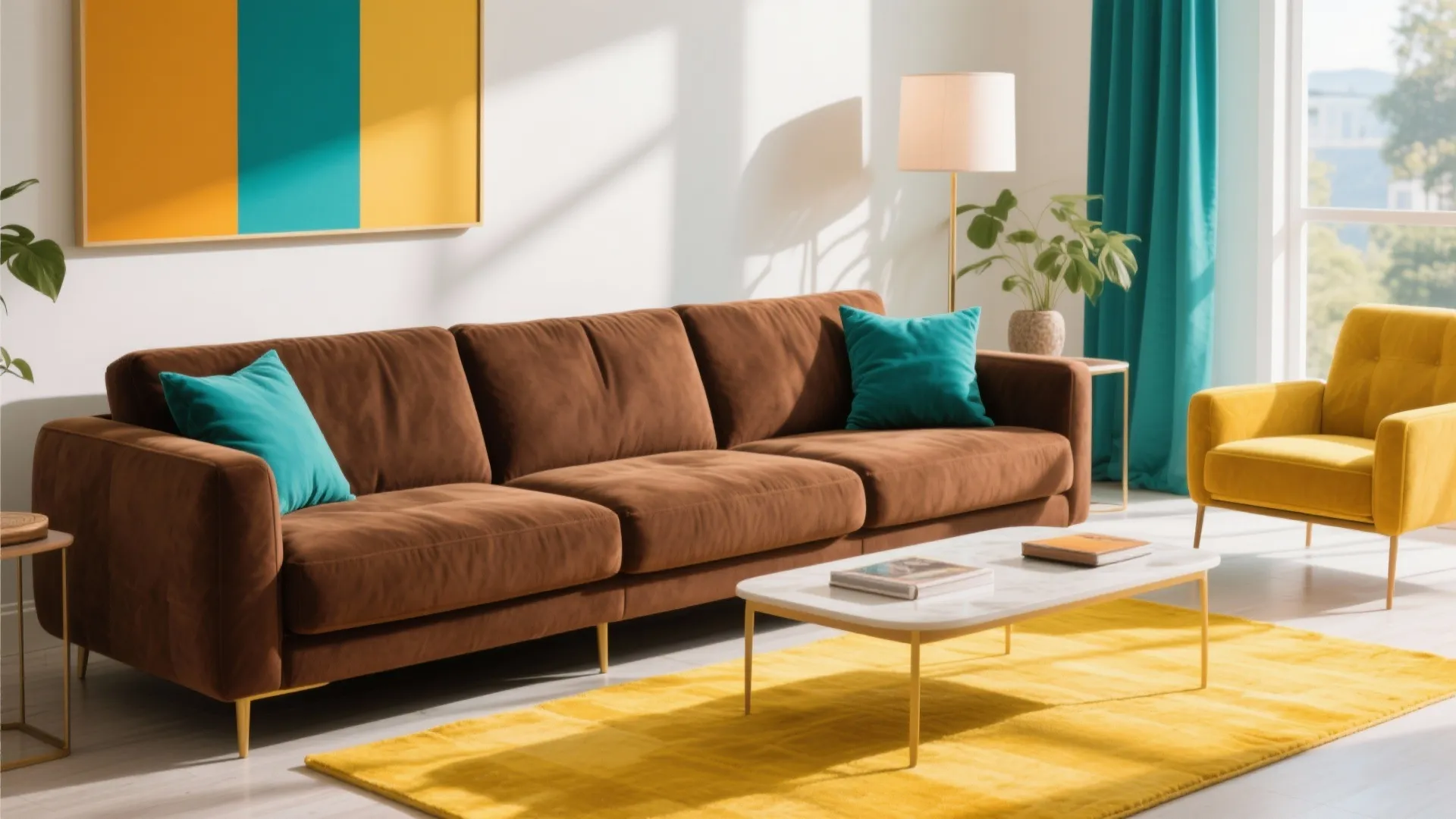 2. Add Pops of Bold Color