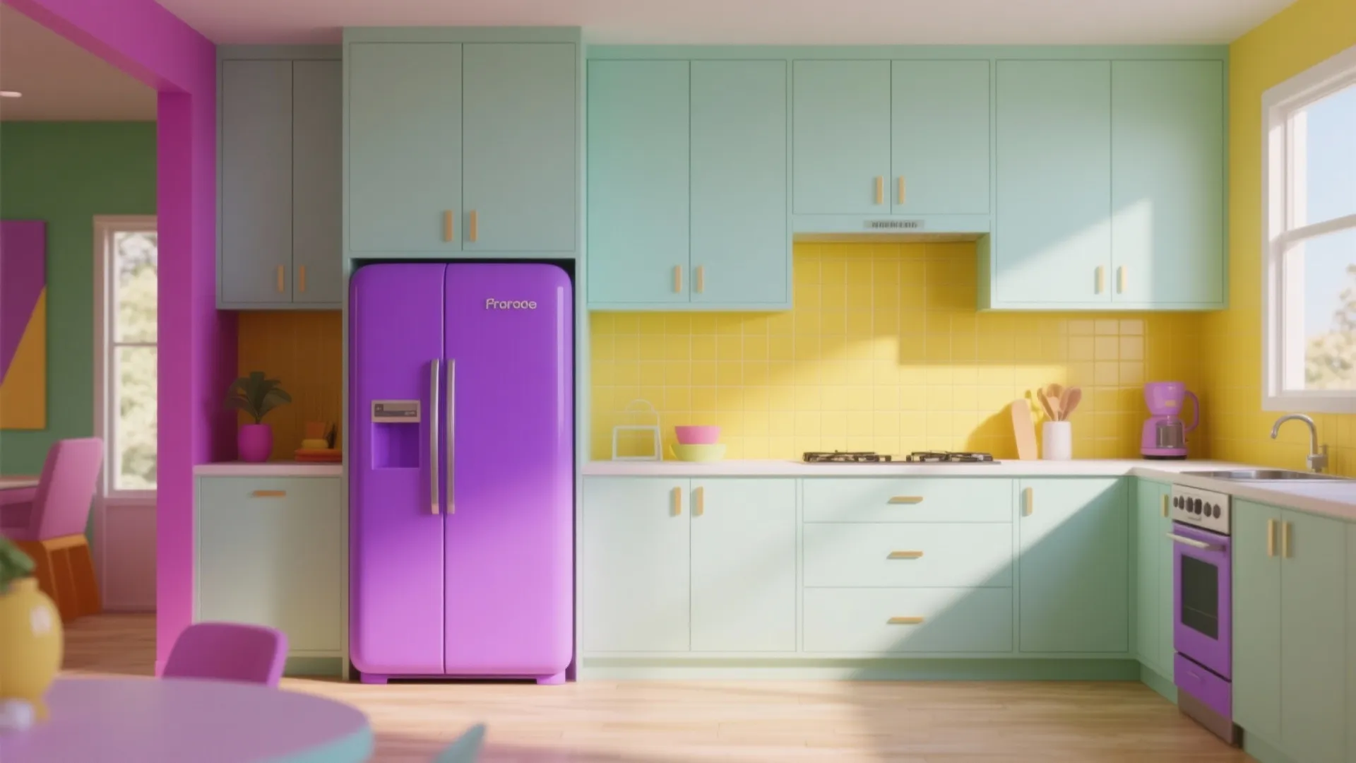 1. Bold Color Blocks and Playful Layouts