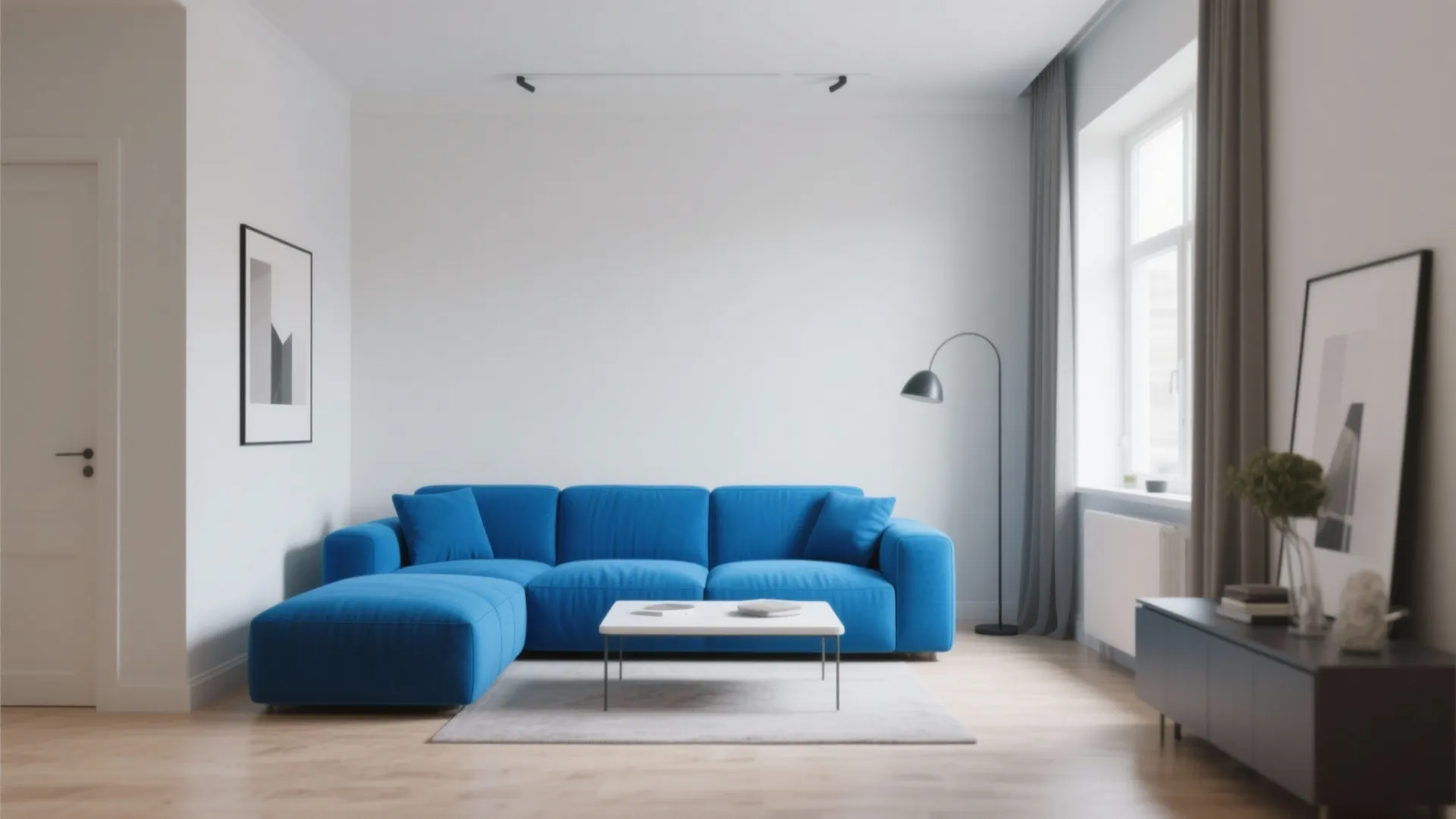 8. Sectional in a Bold Color