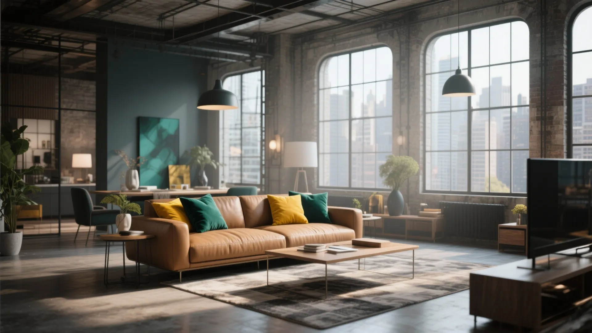 3. Pops of Bold Color